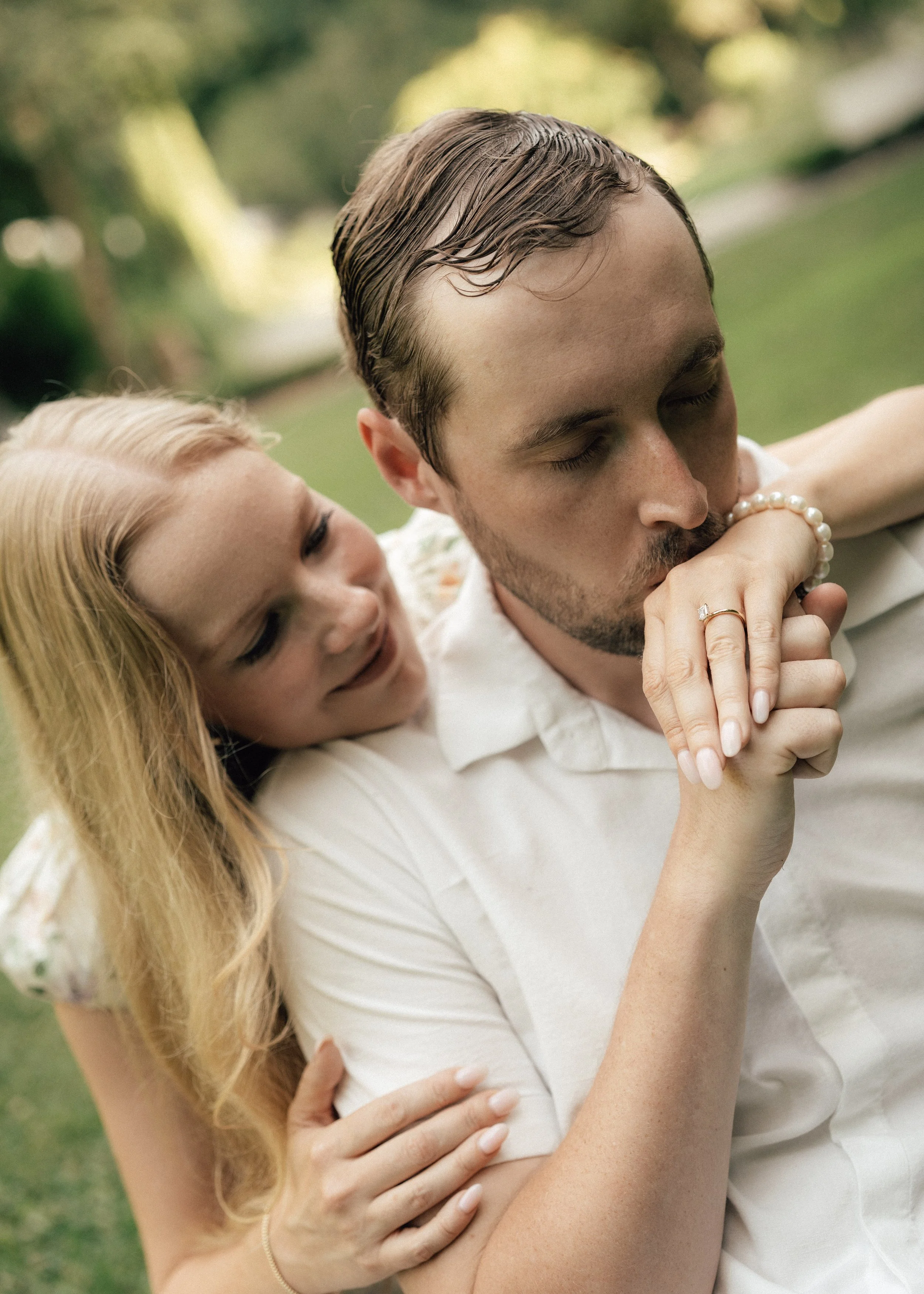 Engagement session cator woolford gardens Atlanta wedding photographer