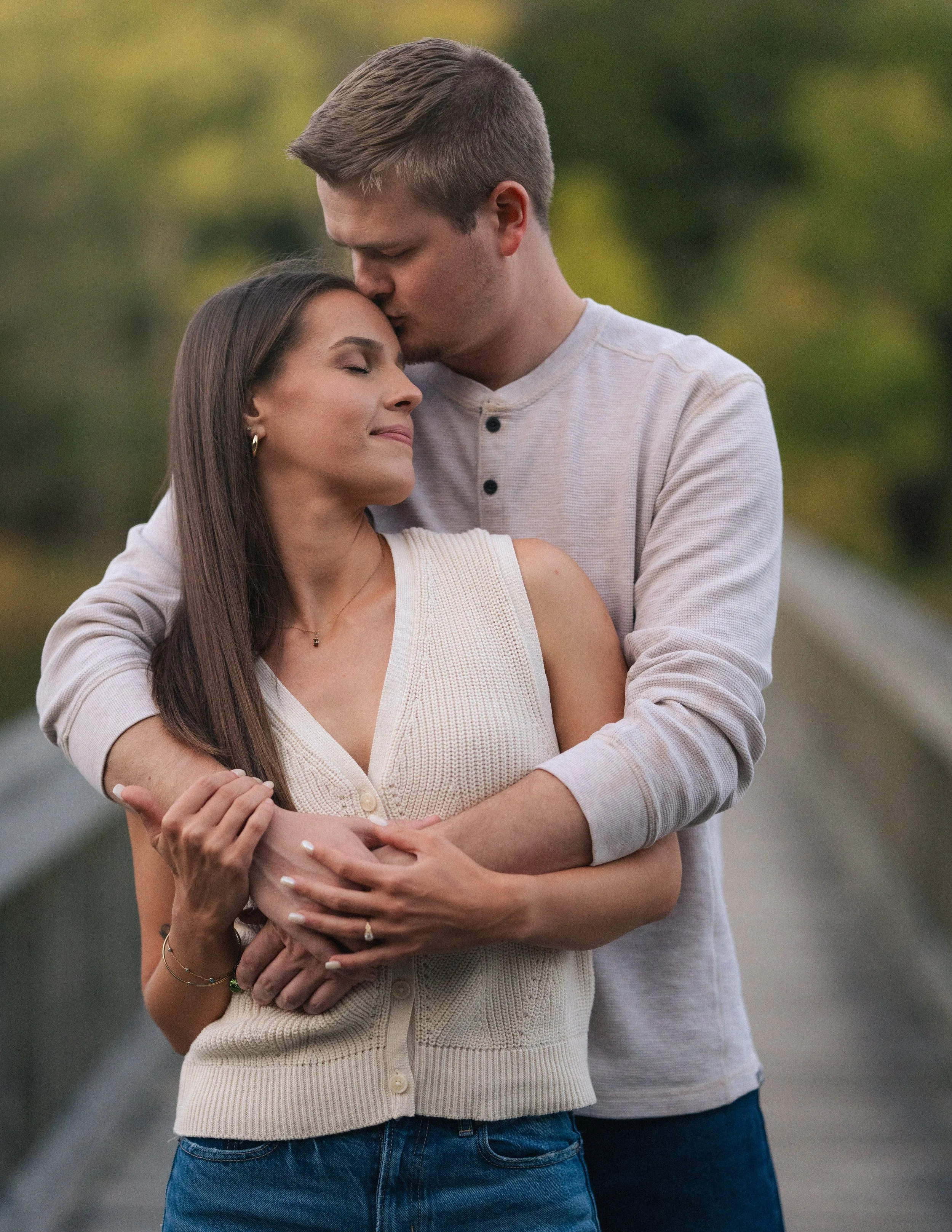 Warm & Romantic Engagement Session Long Hunter State Park
