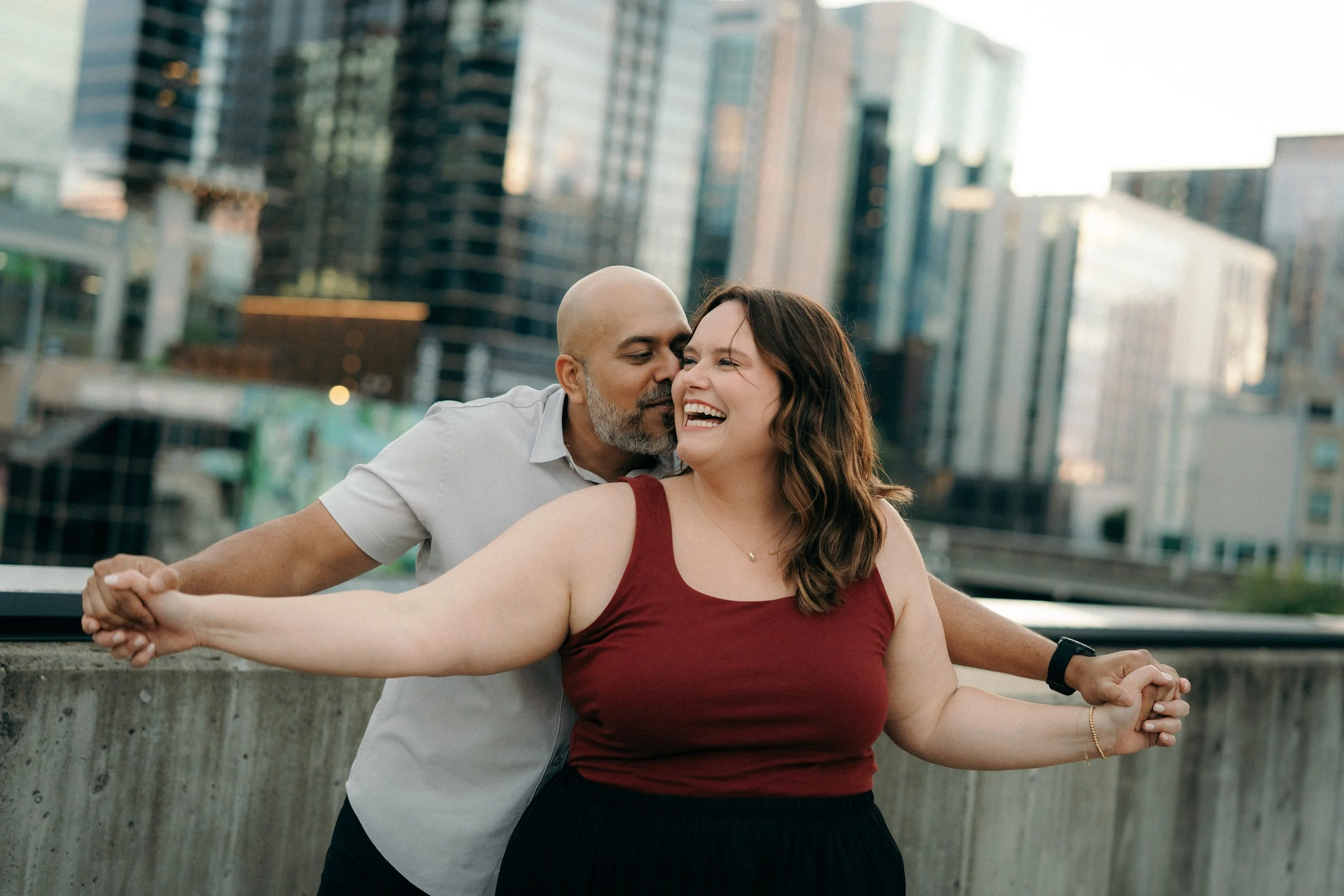 Engagement session The Gulch Nashville Wedding Photographer