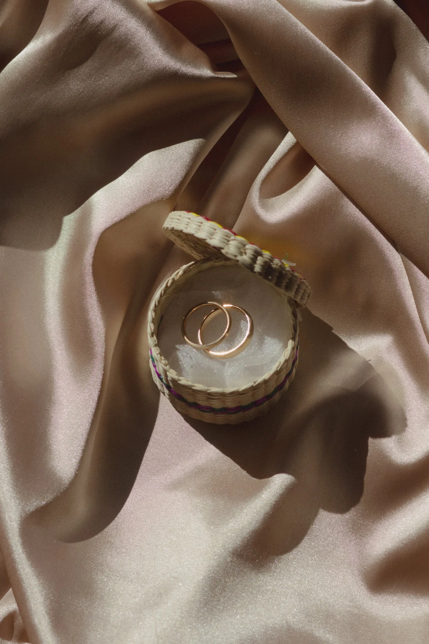 wedding day - rings are ready. shining.