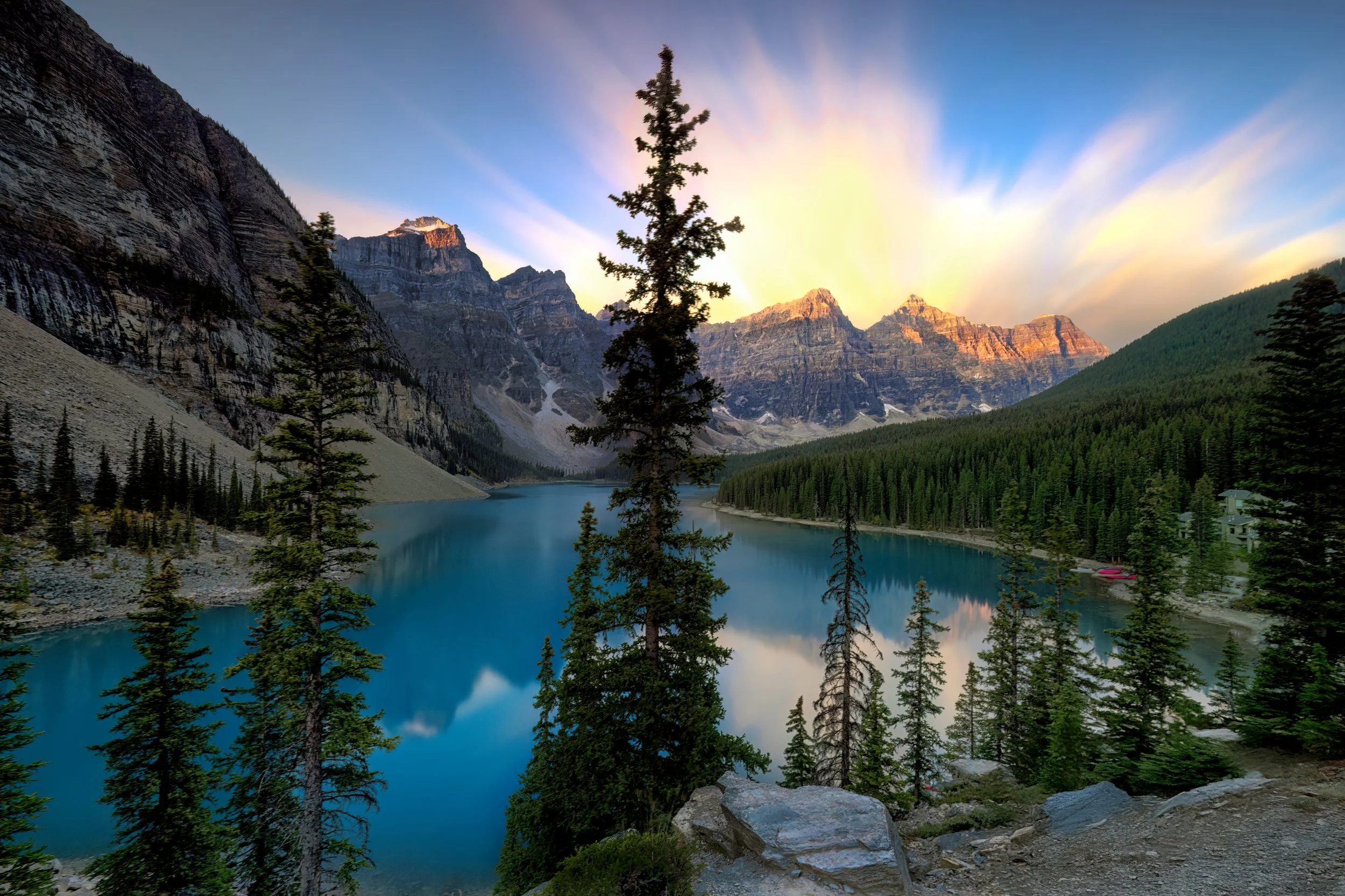 "Moraine Lake Sunrise"