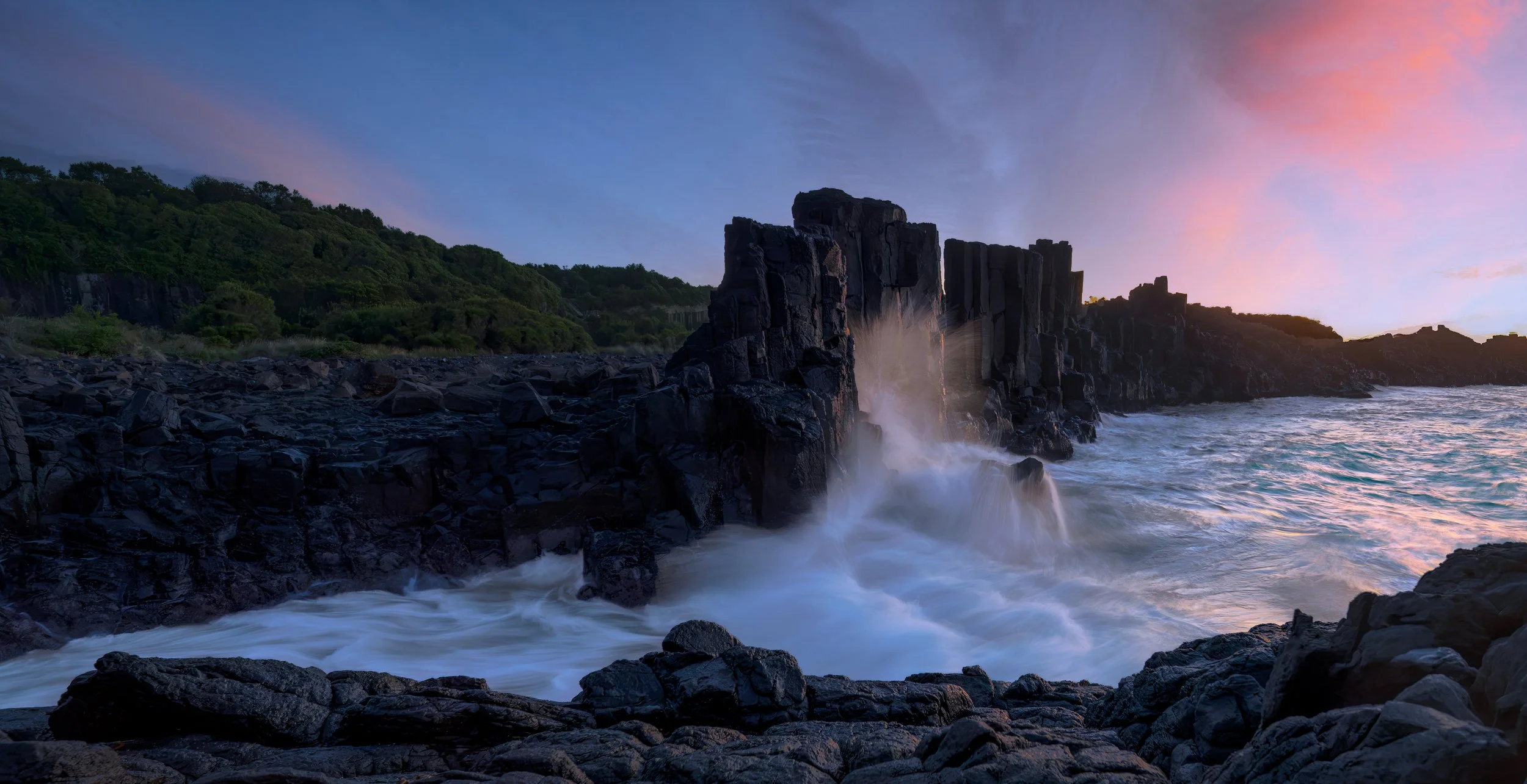 Sunrise at Bombo Quarry Kiama