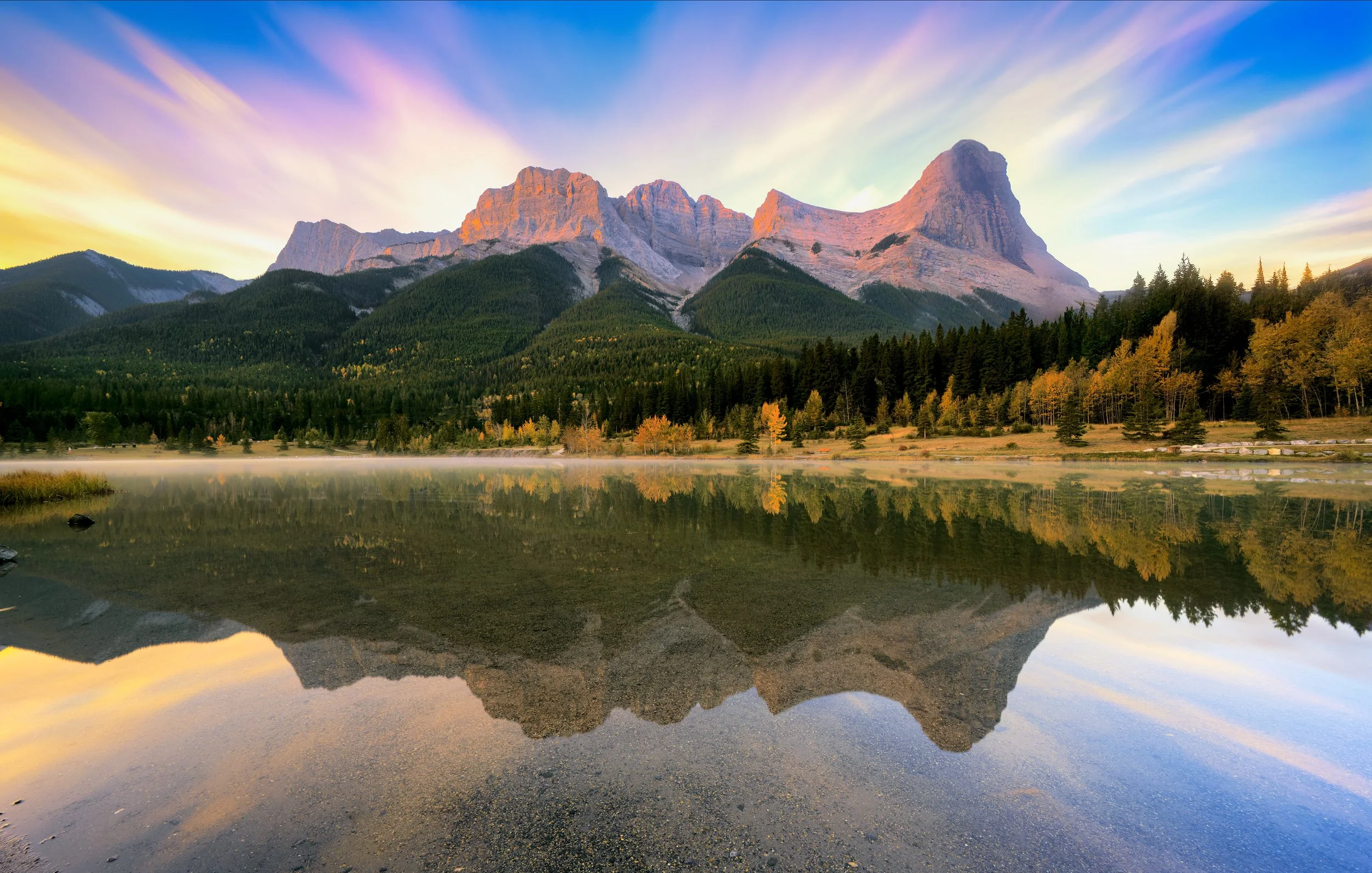 "Sunrise Quarry Lake"