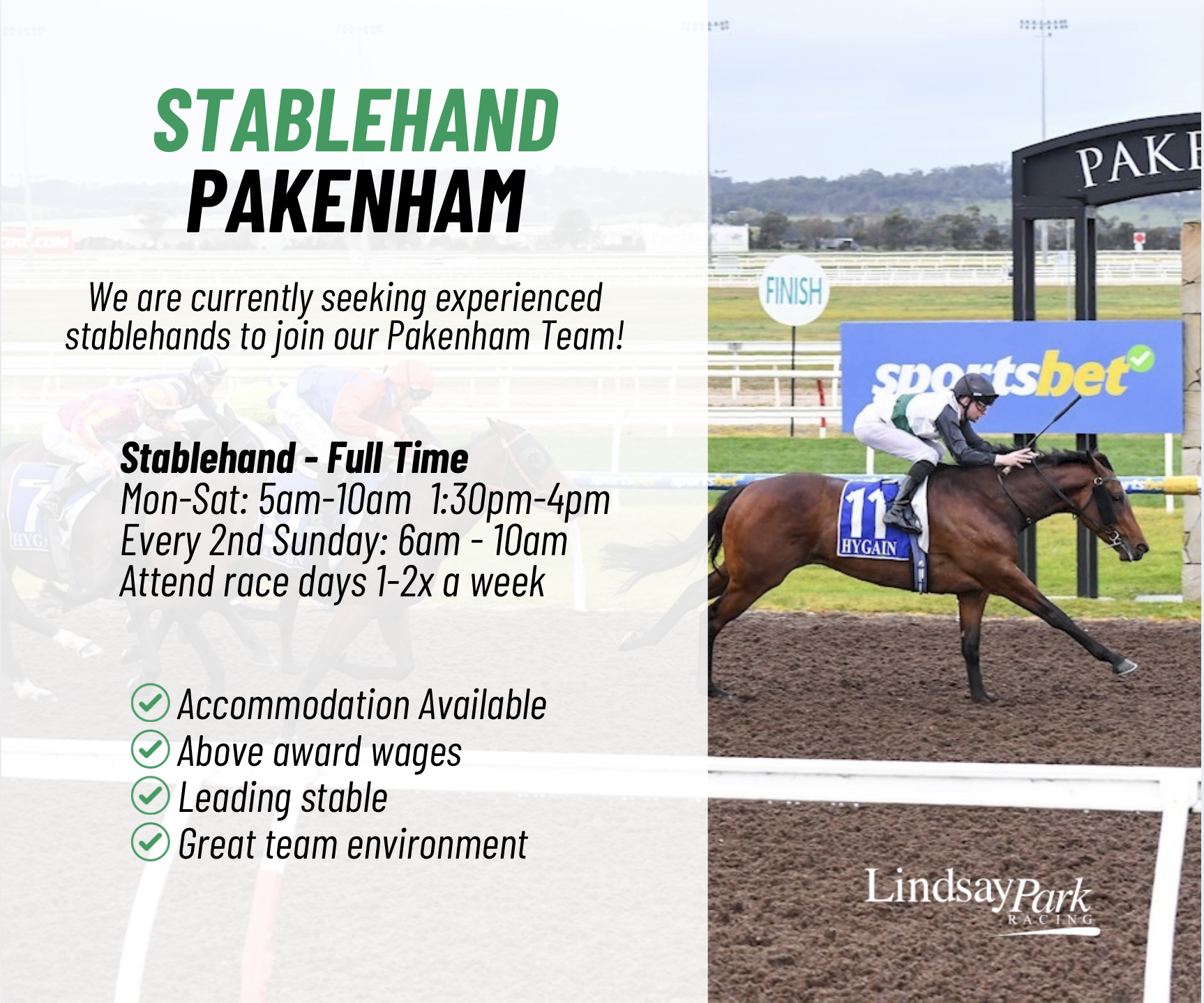 Pakenham - Stablehand