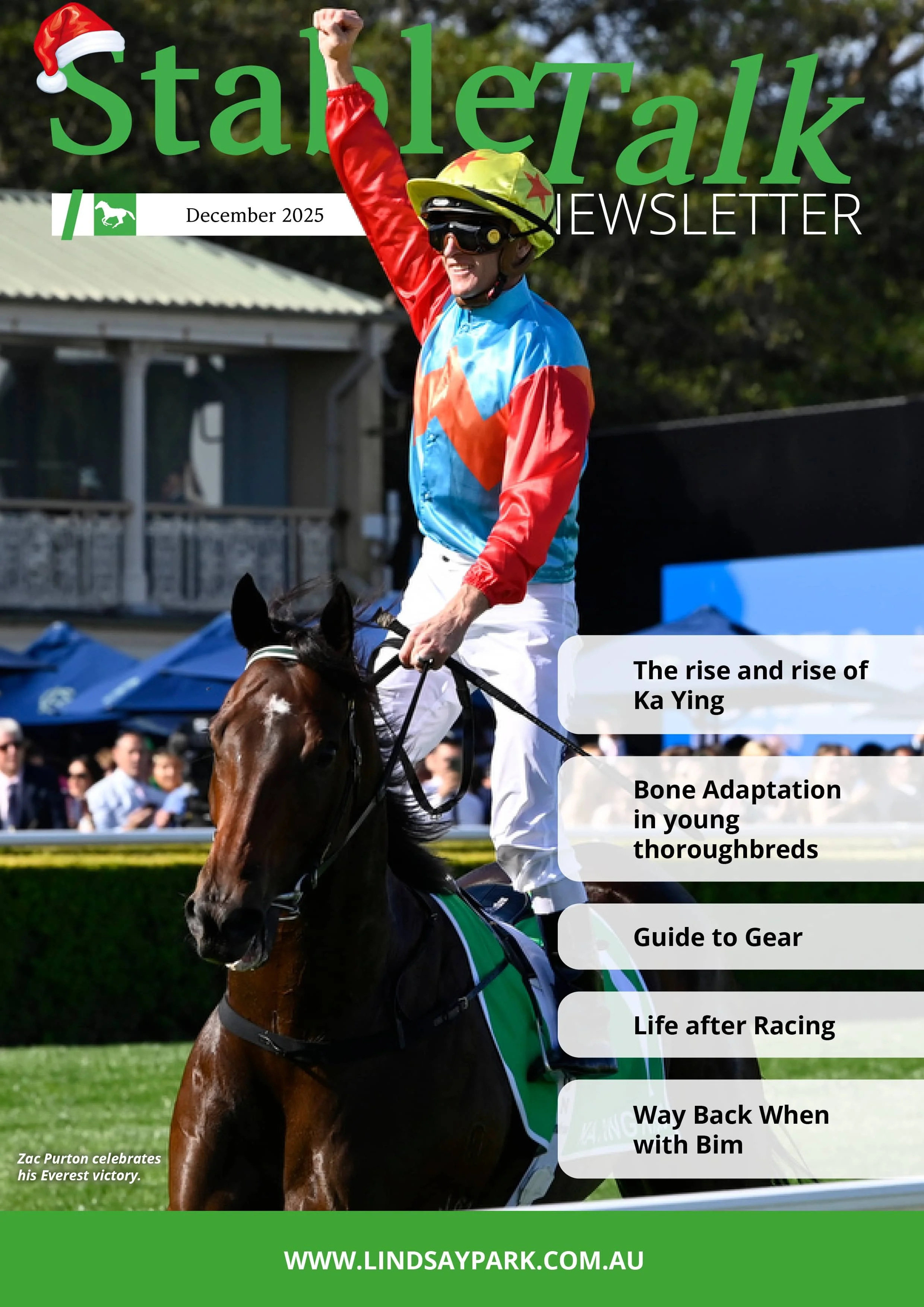Cover of Lindsay Park Newsletter of December 2025