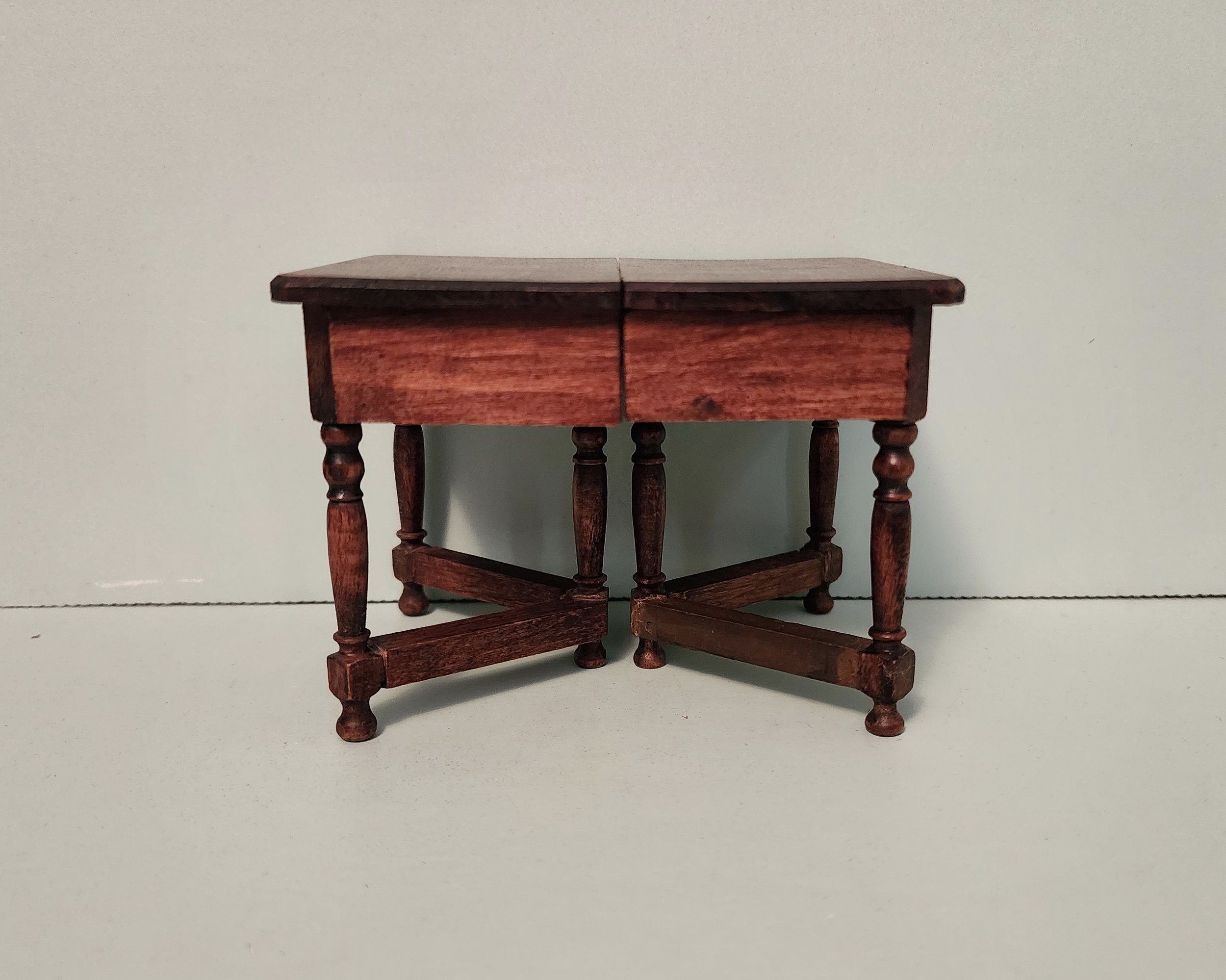 German Red Stain Extension Table