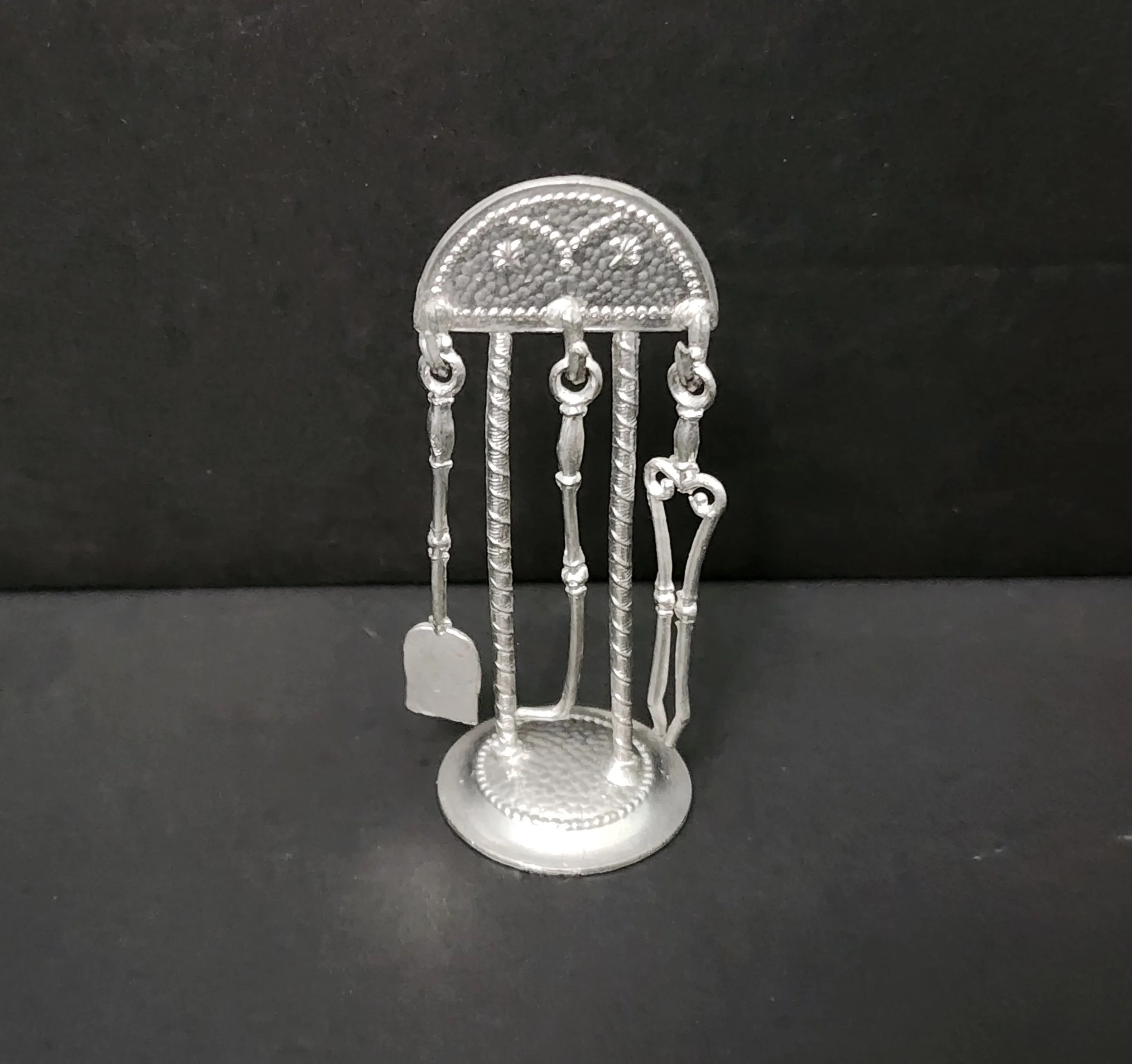 German Fireplace Tool Stand With Tools.  Item#012