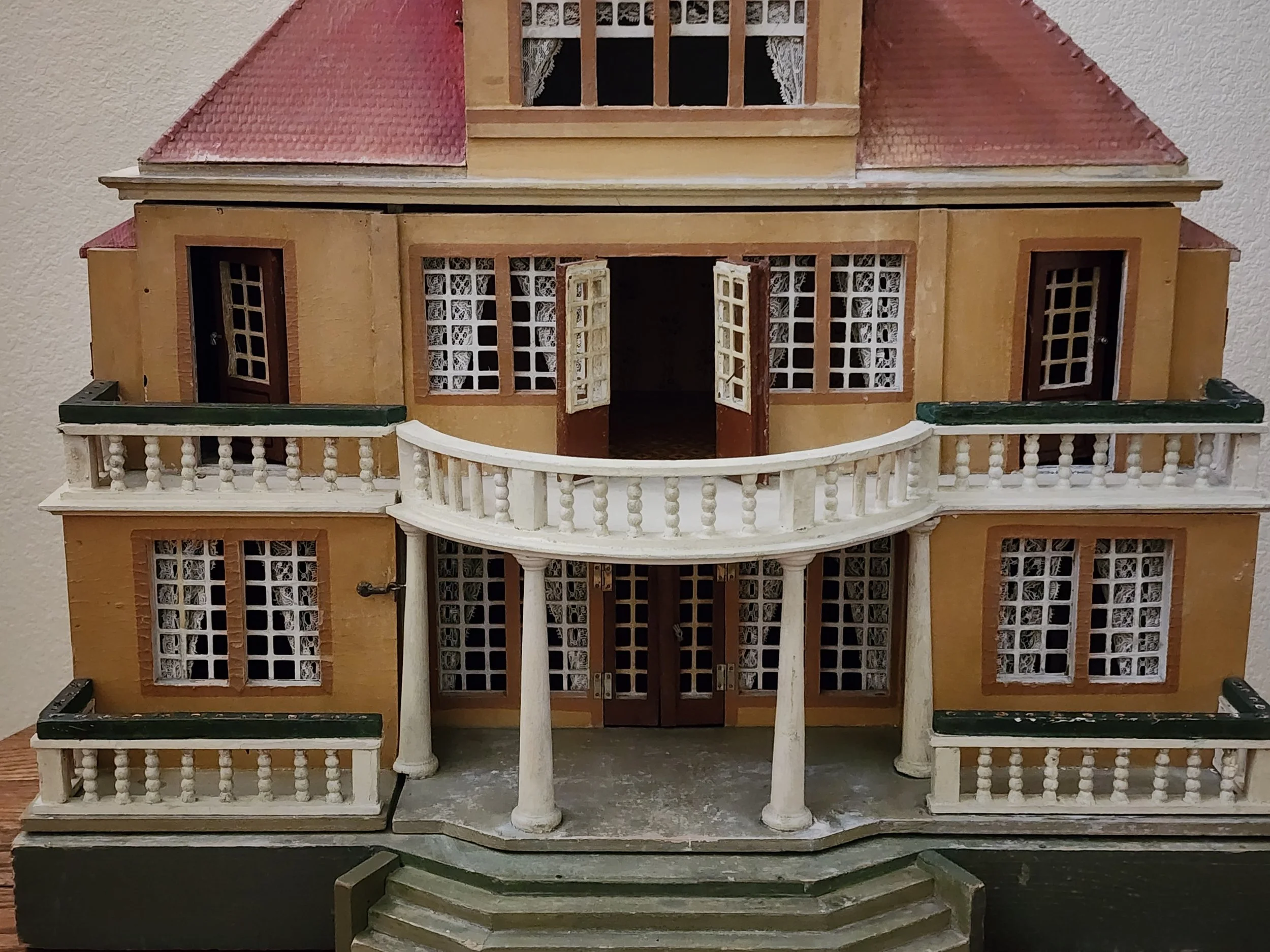 Large 1928 Seven Room Gottschalk Dollhouse.  Item #009