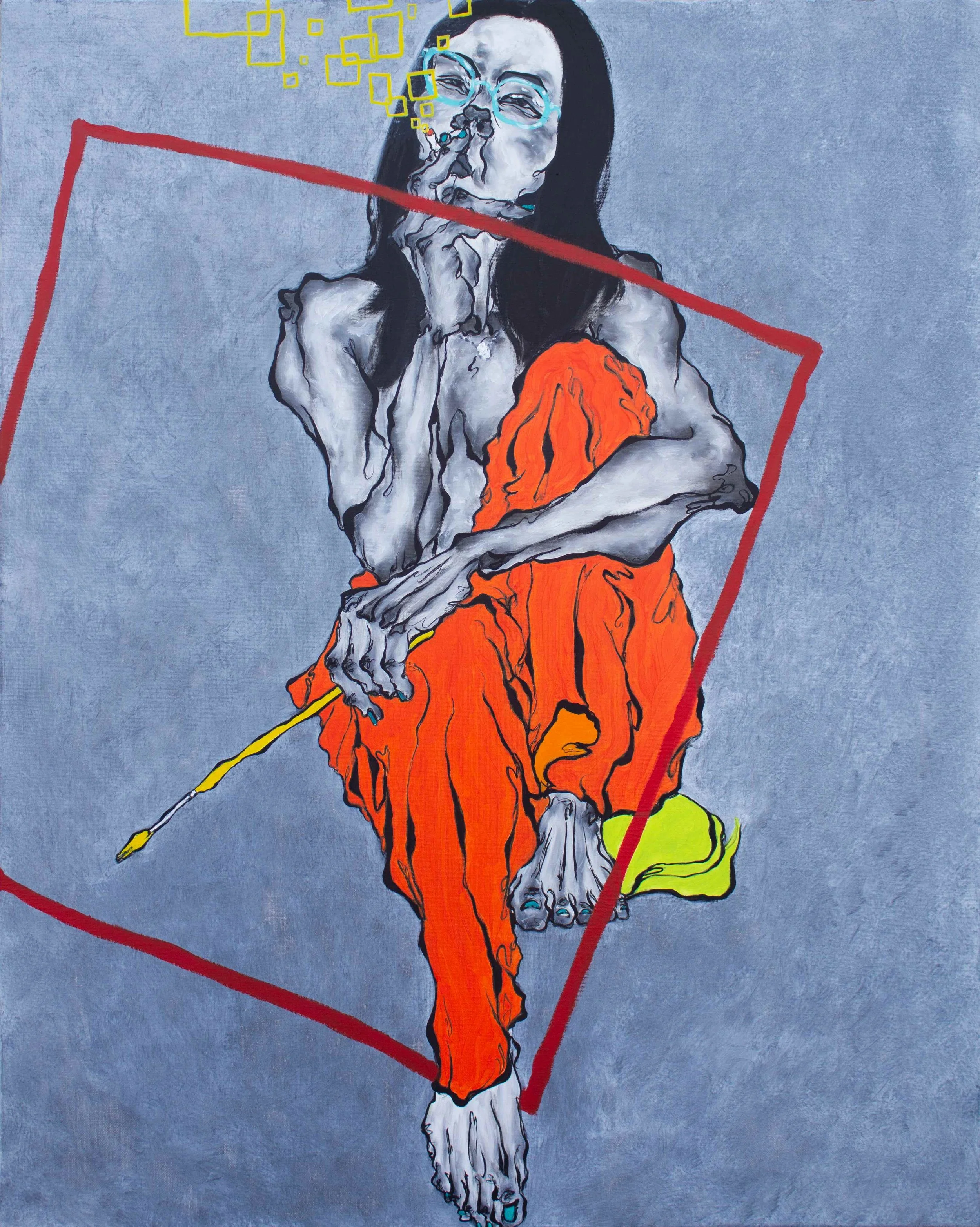 선 아래(underneath)_2, 72.7cm X 90.9cm, Oil on canvas, 2024.jpg