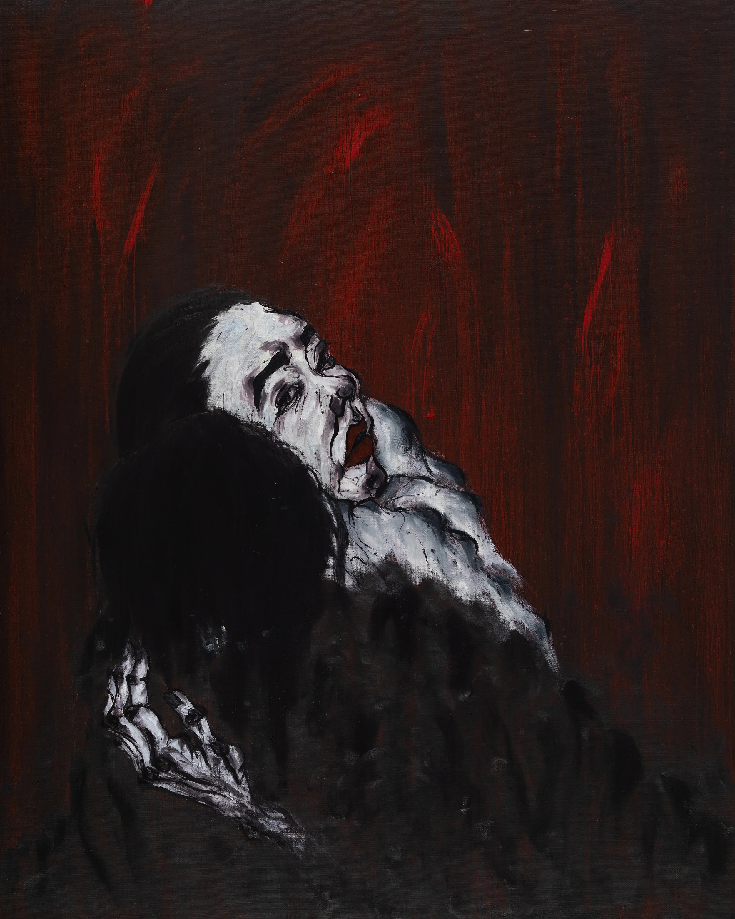 Rendezvous_외면(avoid)6, 100 x 80.3 cm, Oil on canvas, 2019.jpg