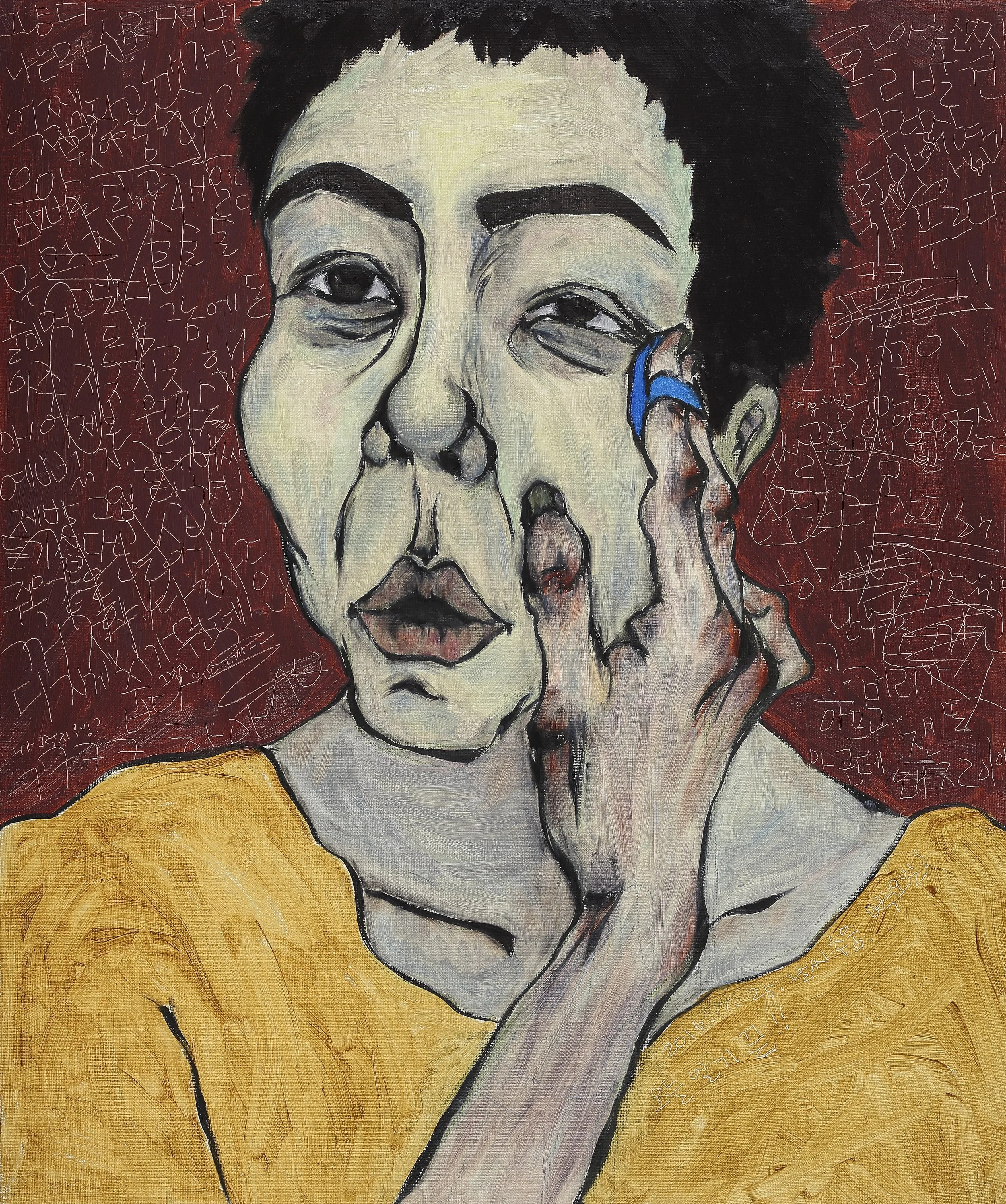 Rendezvous_무아(self-effacement), 72.7 x 60.6 cm, Oil on canvas, 2017.jpg