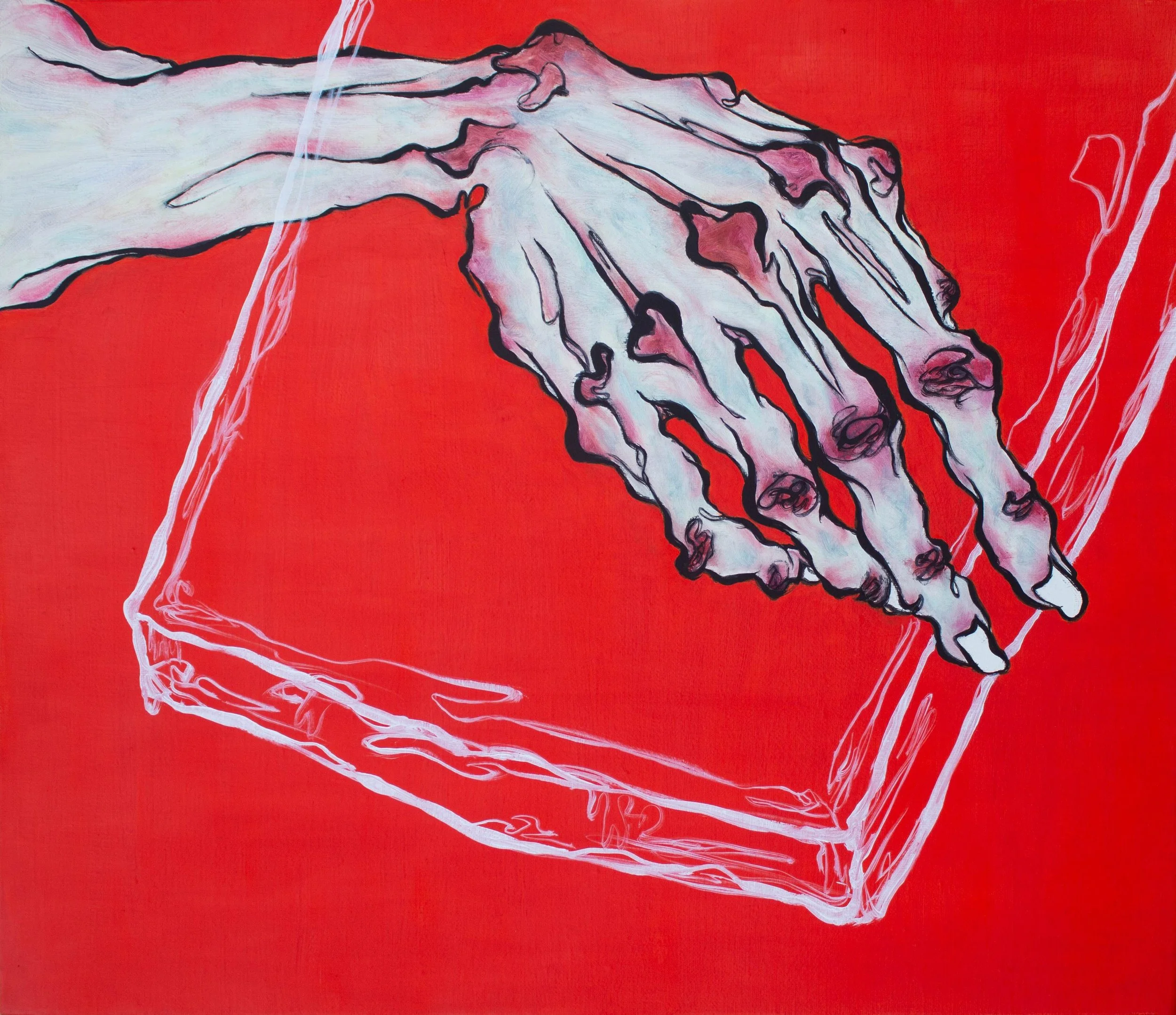 선 아래(underneath)_4, 53cm X 45.5cm, Oil on canvas, 2024.jpg