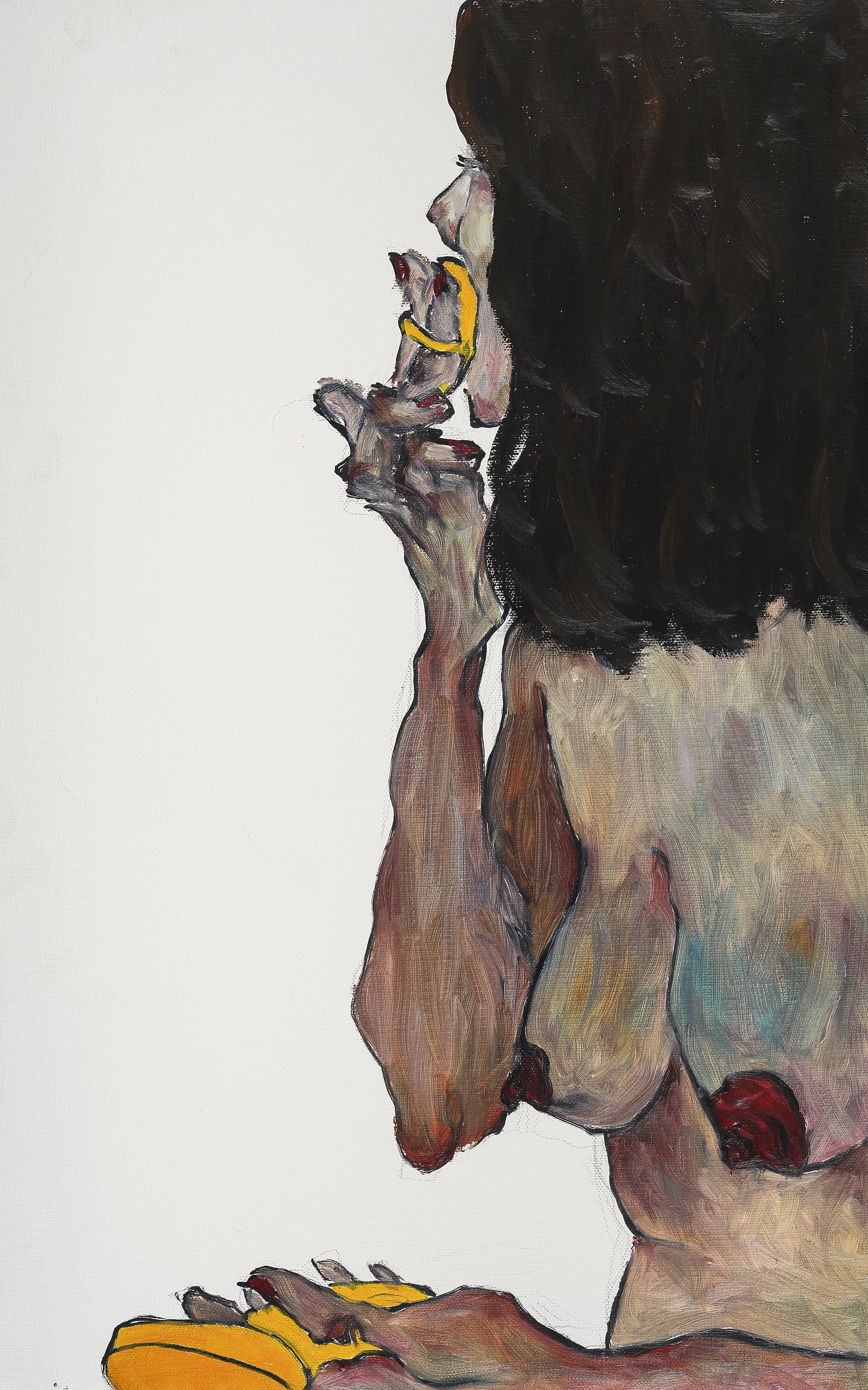 Rendezvous_외출(going out), 53.0 x 33.4cm, Oil on canvas, 2016.jpg