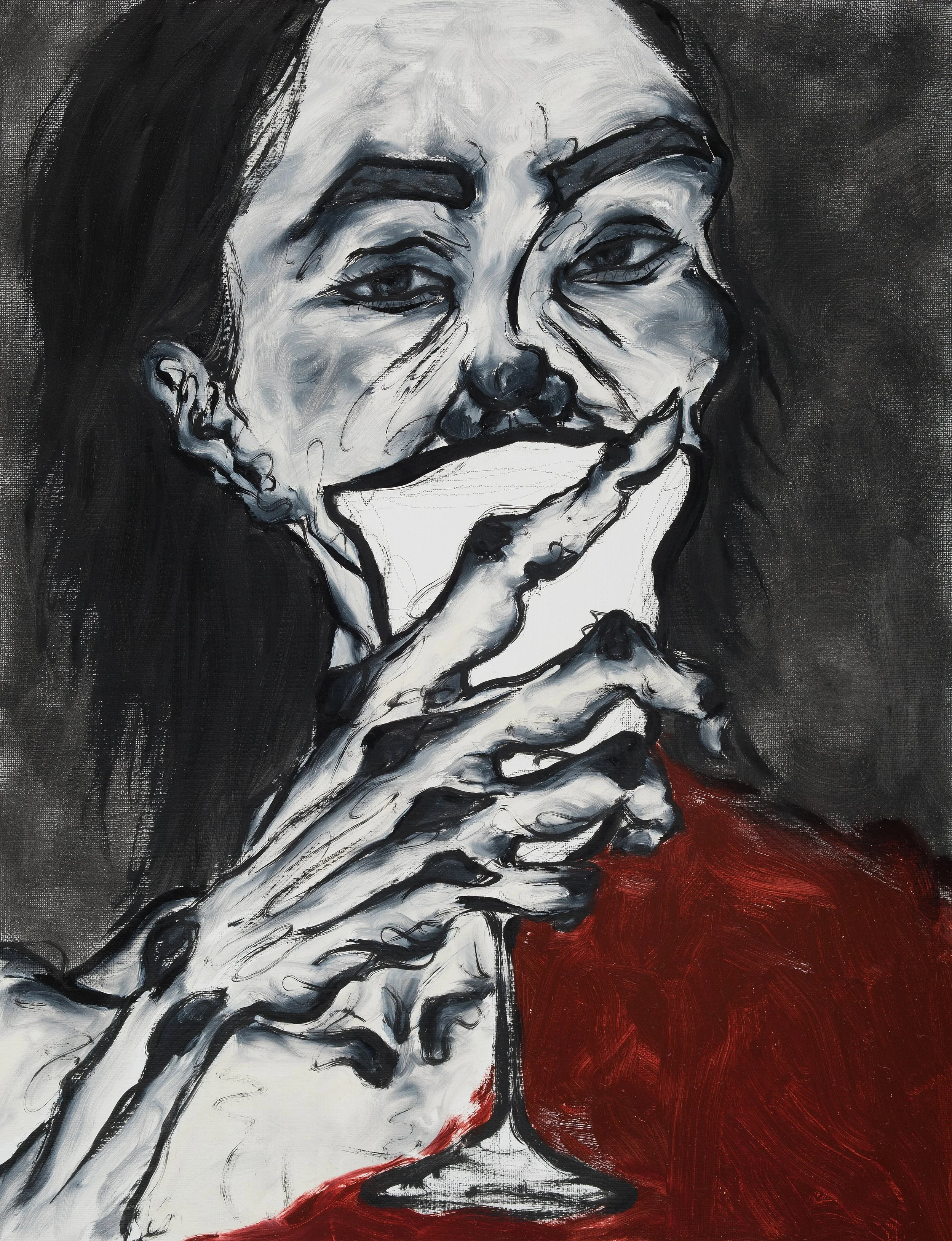 머무르고(stay)2 , 53 x 45.5 cm, Oil on canvas, 2019.jpg