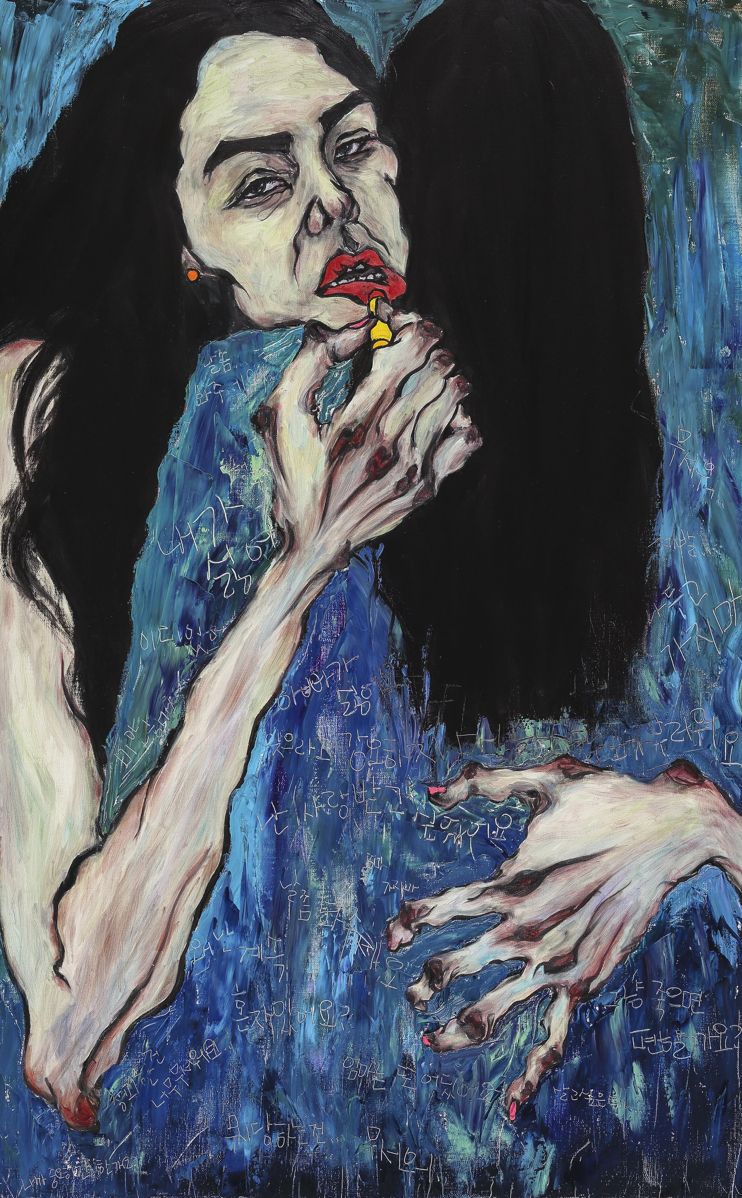 Rendezvous_외면(avoid), 116.8 x 72.7 cm, Oil on canvas, 2017.jpg