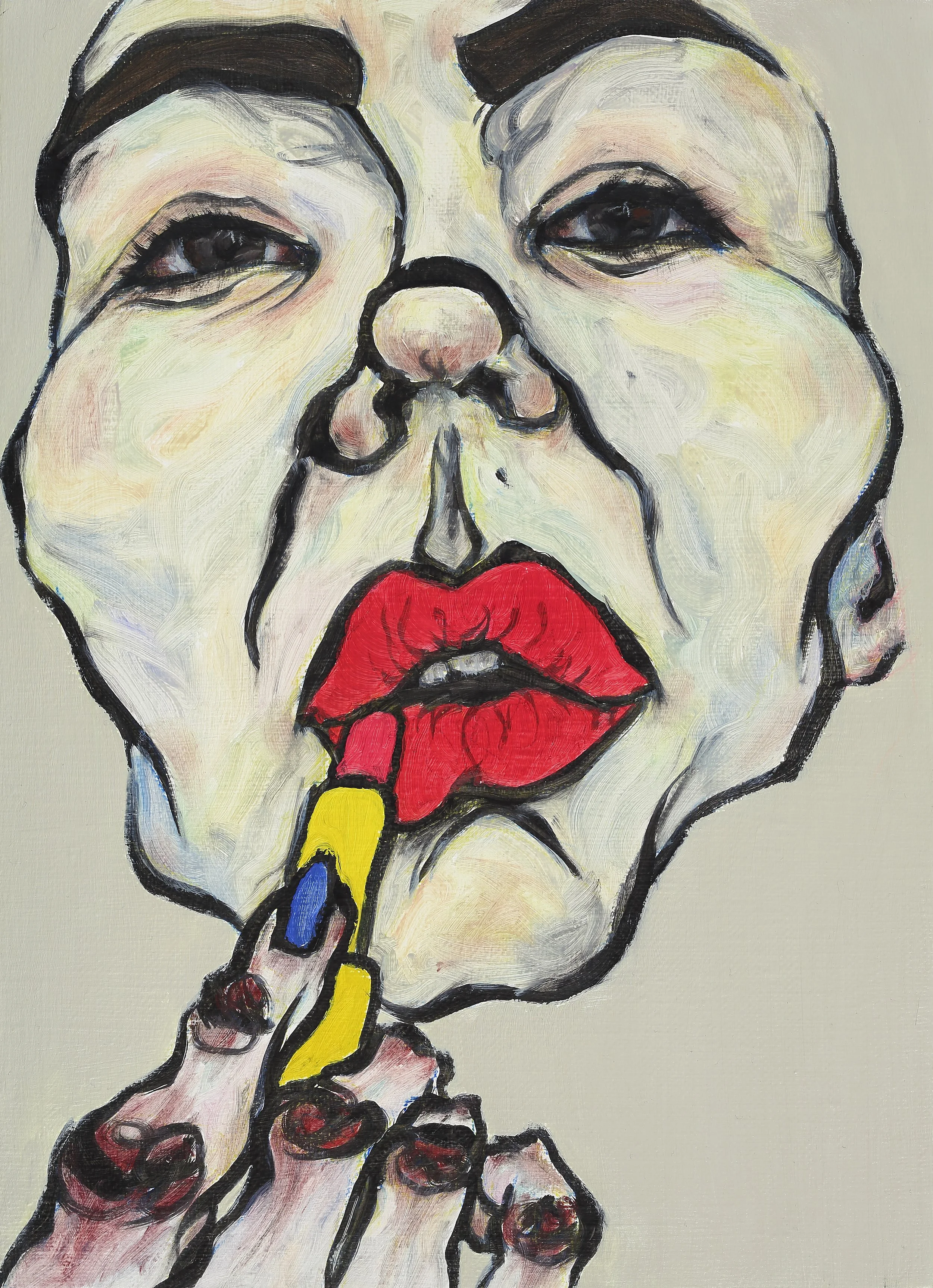 Rendezvous_시선(eyes) 2, 33.4 x 24.2 cm, Oil on canvas, 2017.jpg
