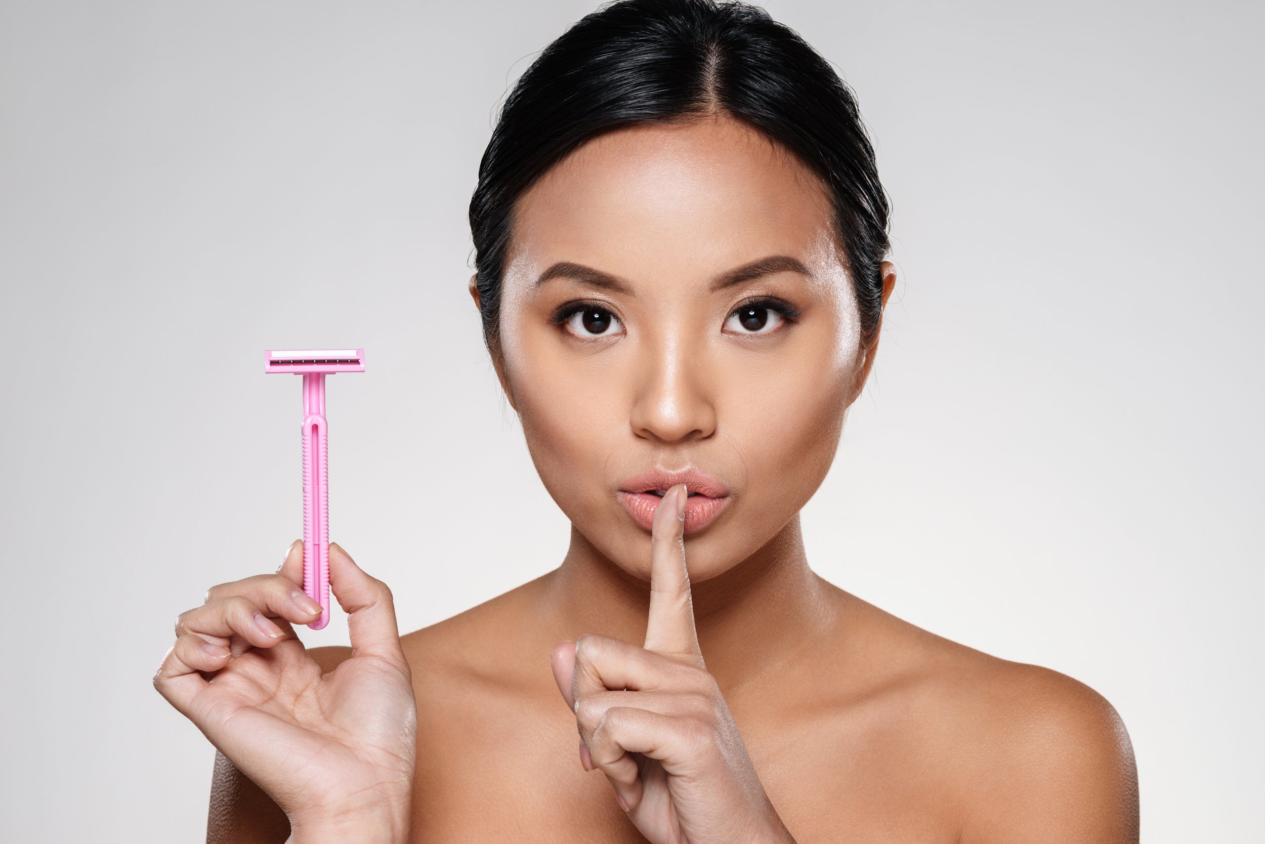 Ladies,                                Tired of secretly shaving your face?