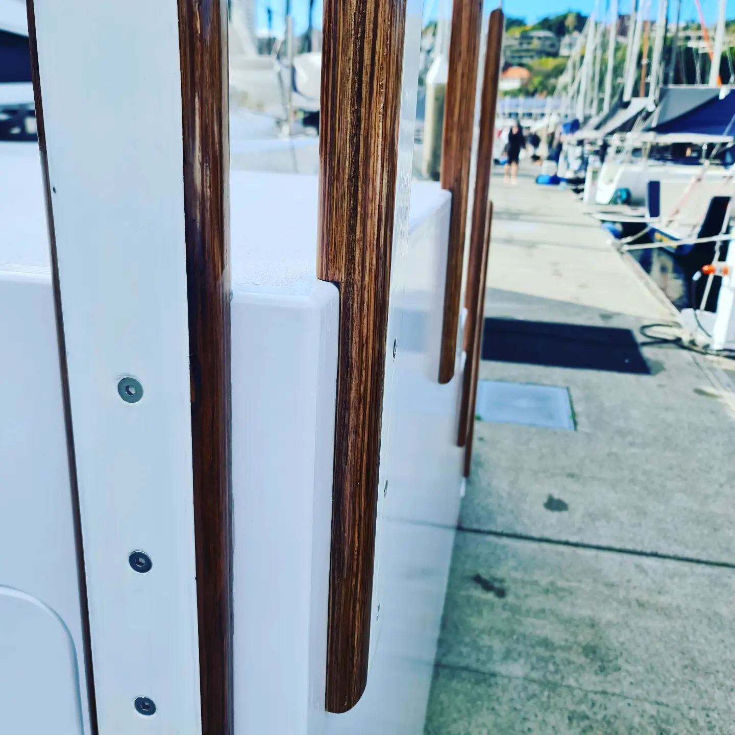 S/V Charlotte access steps #sydneyboatworks