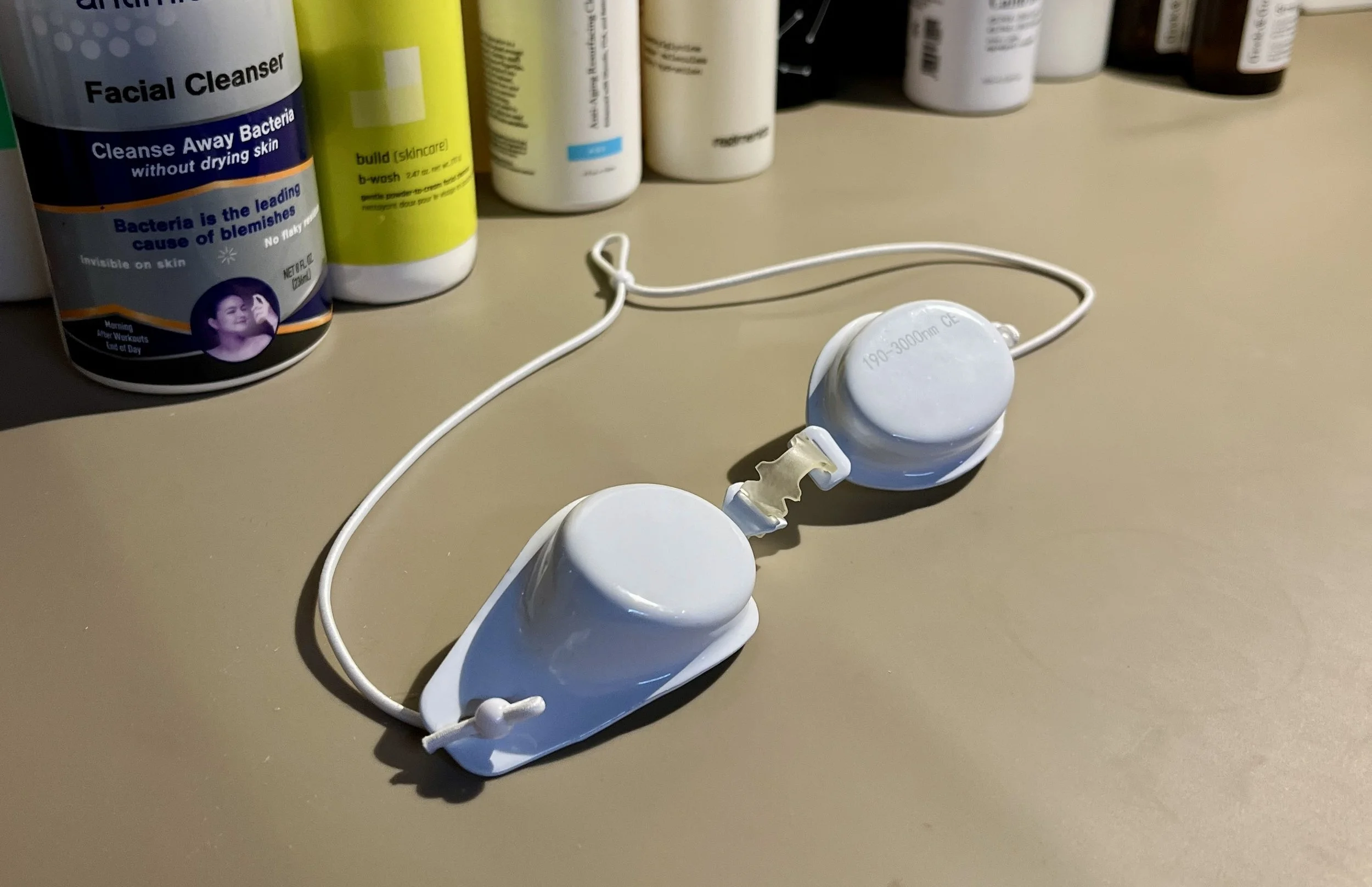 White Metal Eye Shields