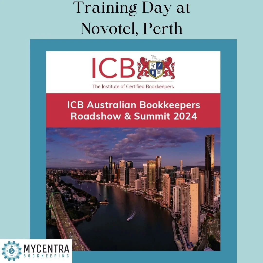 Off to the Annual Bookkeepers Roadshow.
Continued education ✅
Catch up with some bookie friends ✅
#smallbusiness #perthsmallbiz
#bookkeeper #bookkeepingservice
#bookkeeping101 #numbers101
#perthlocal #perthbookkeeper
#certifiedbookkeeper #BASagent #