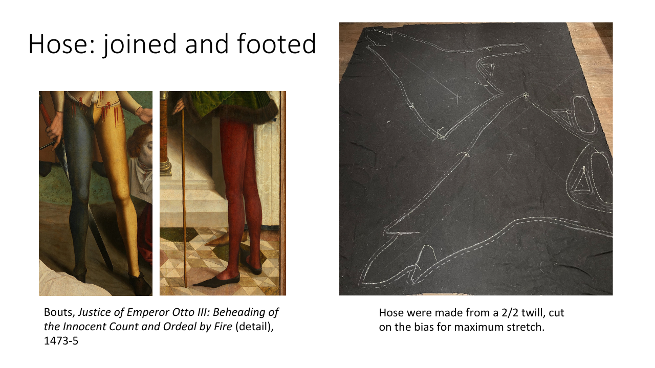 Hose: joined and footed