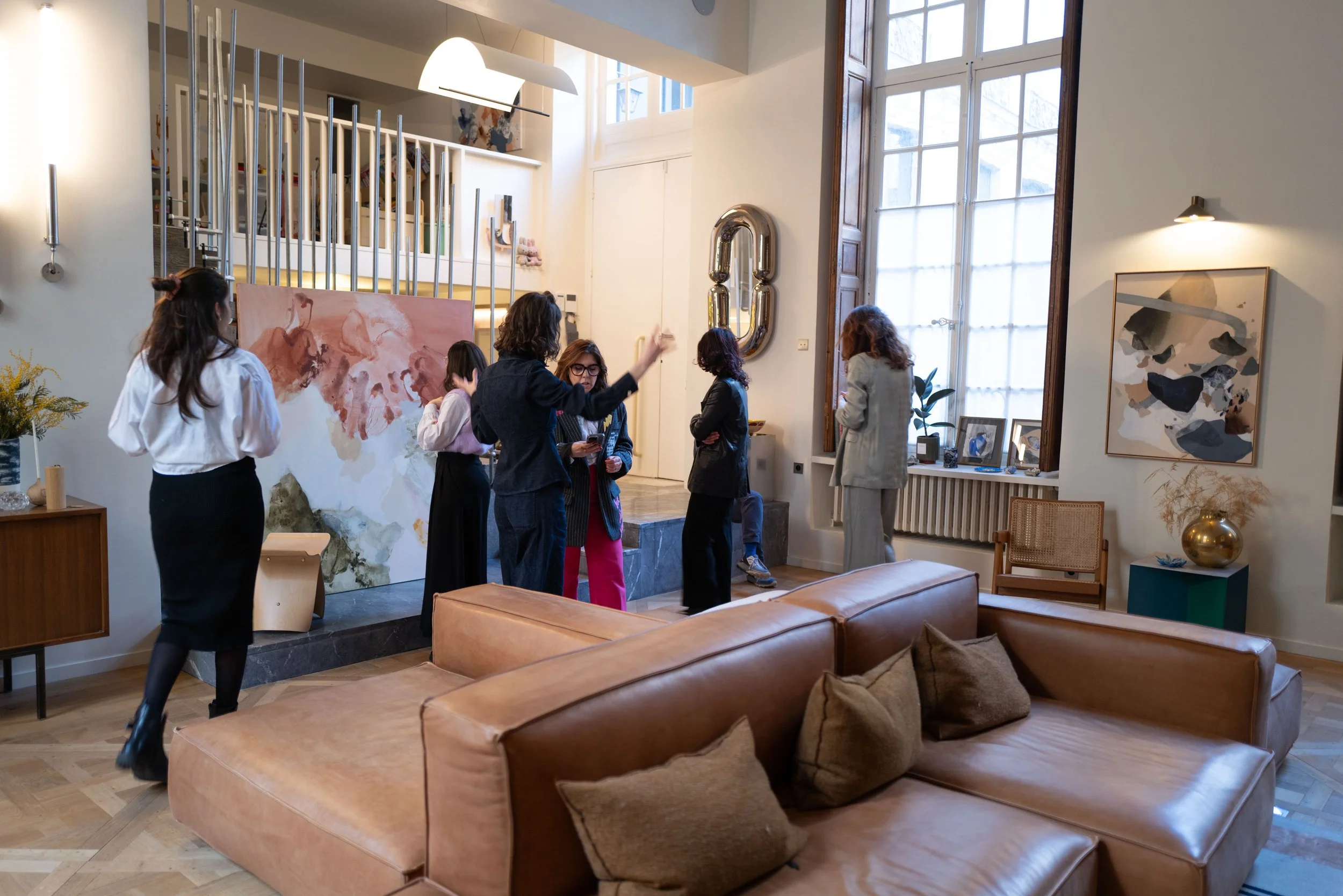 Brunch d'esthètes avec Julia A.Etedi, 7/03/25, appartement privé d'une collectionneuse © Julia A.Etedi