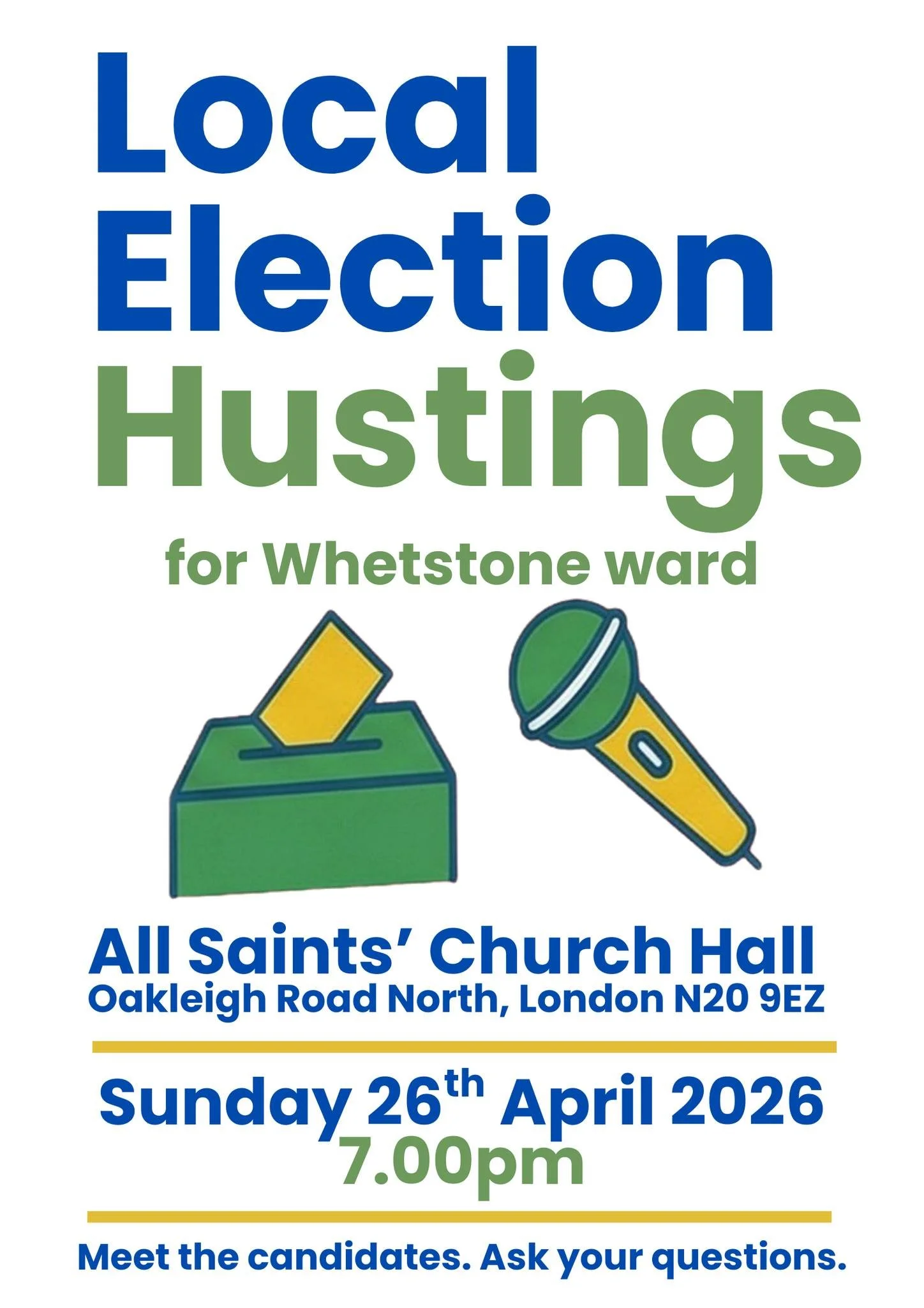 Local Election Hustings