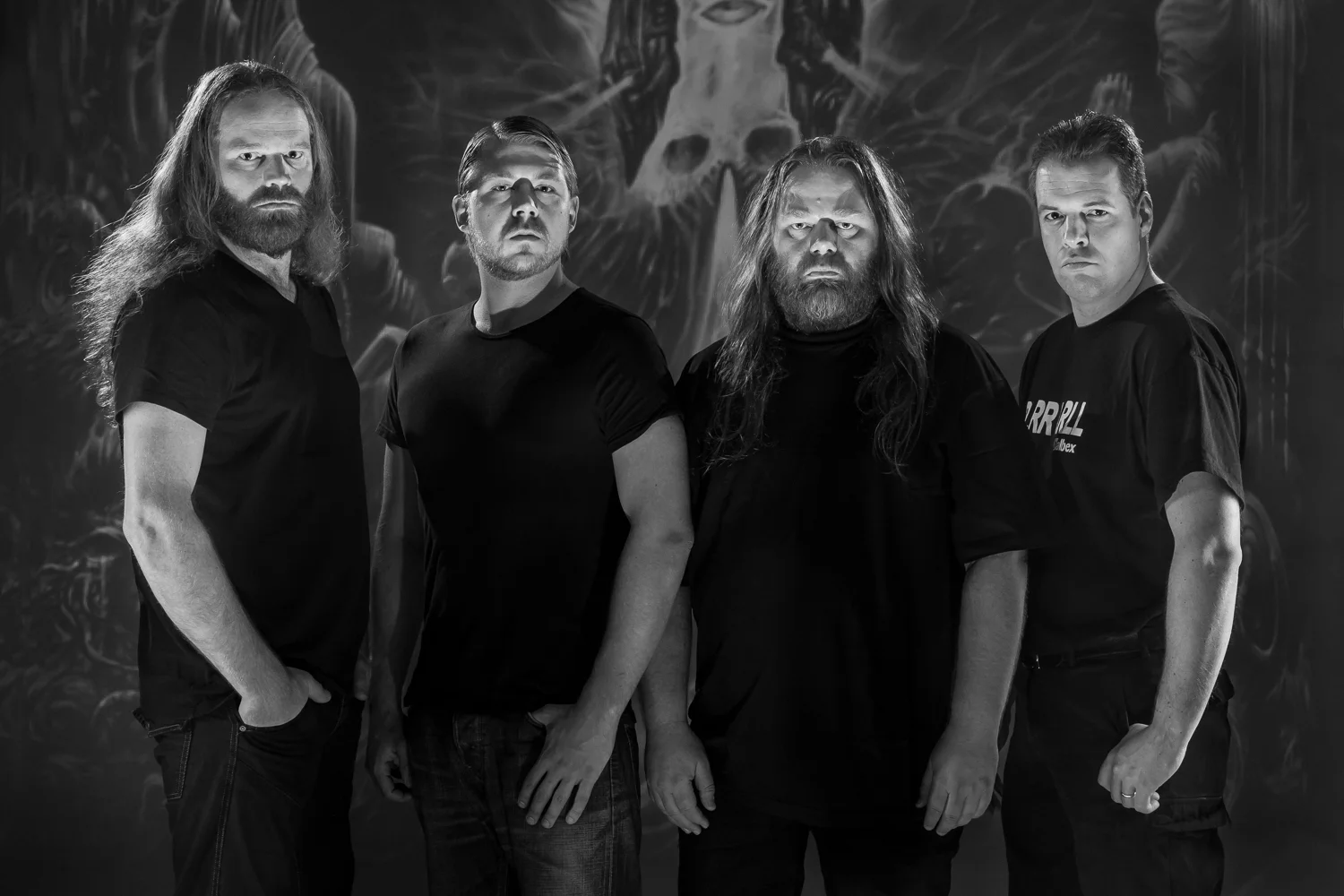 Flitslicht in combinatie met achtergrond projectie dmv beamer