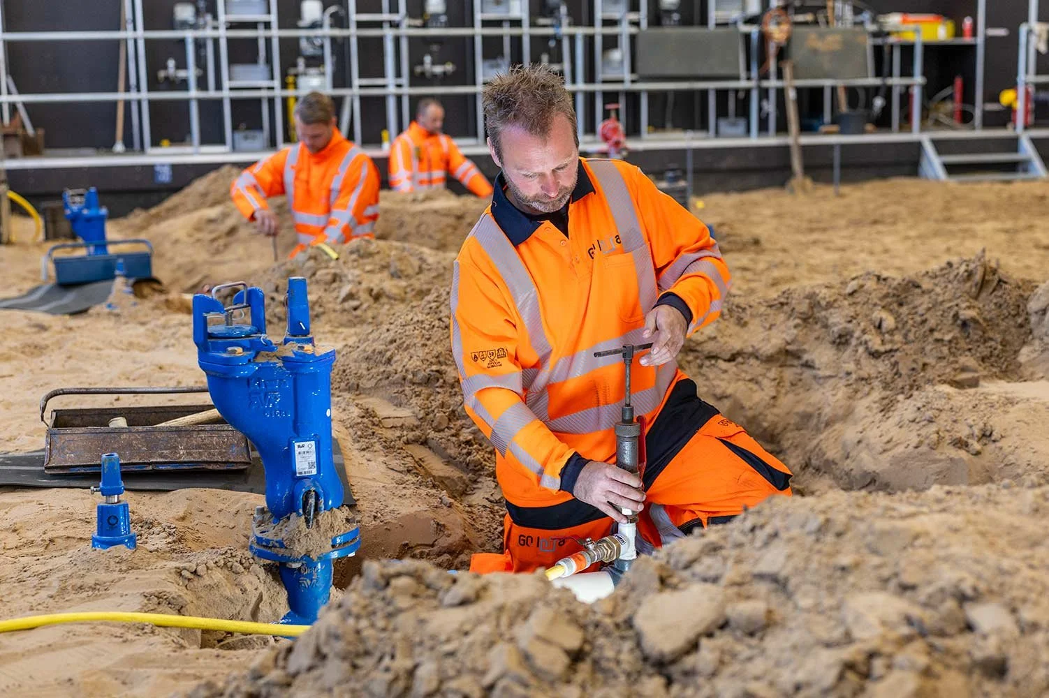 Afgelopen week was de officiële opening van Go Infra in Zwolle. Go Infra is een opleidingscentrum voor ondergrondse infra en is een samenwerking tussen @baminfranederland en de @siersgroep. Go Infra werkt in deze BBL-opleidingen nauw samen met d