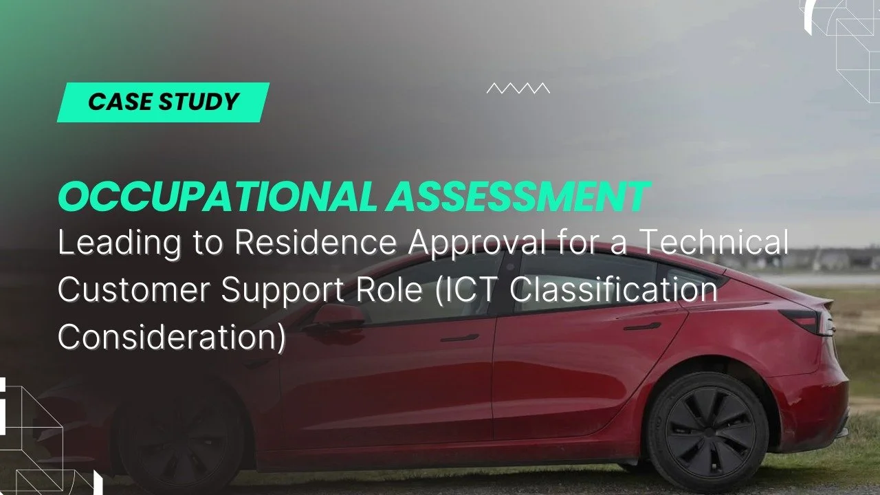 Case Study: Technical Customer Support Role Assessed for ANZSCO Classification