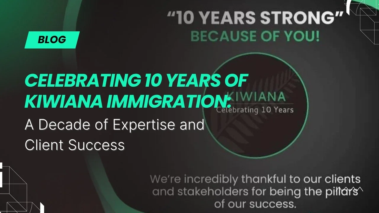 Celebrating 10 Years of Kiwiana Immigration: A Decade of Expertise and Client Success