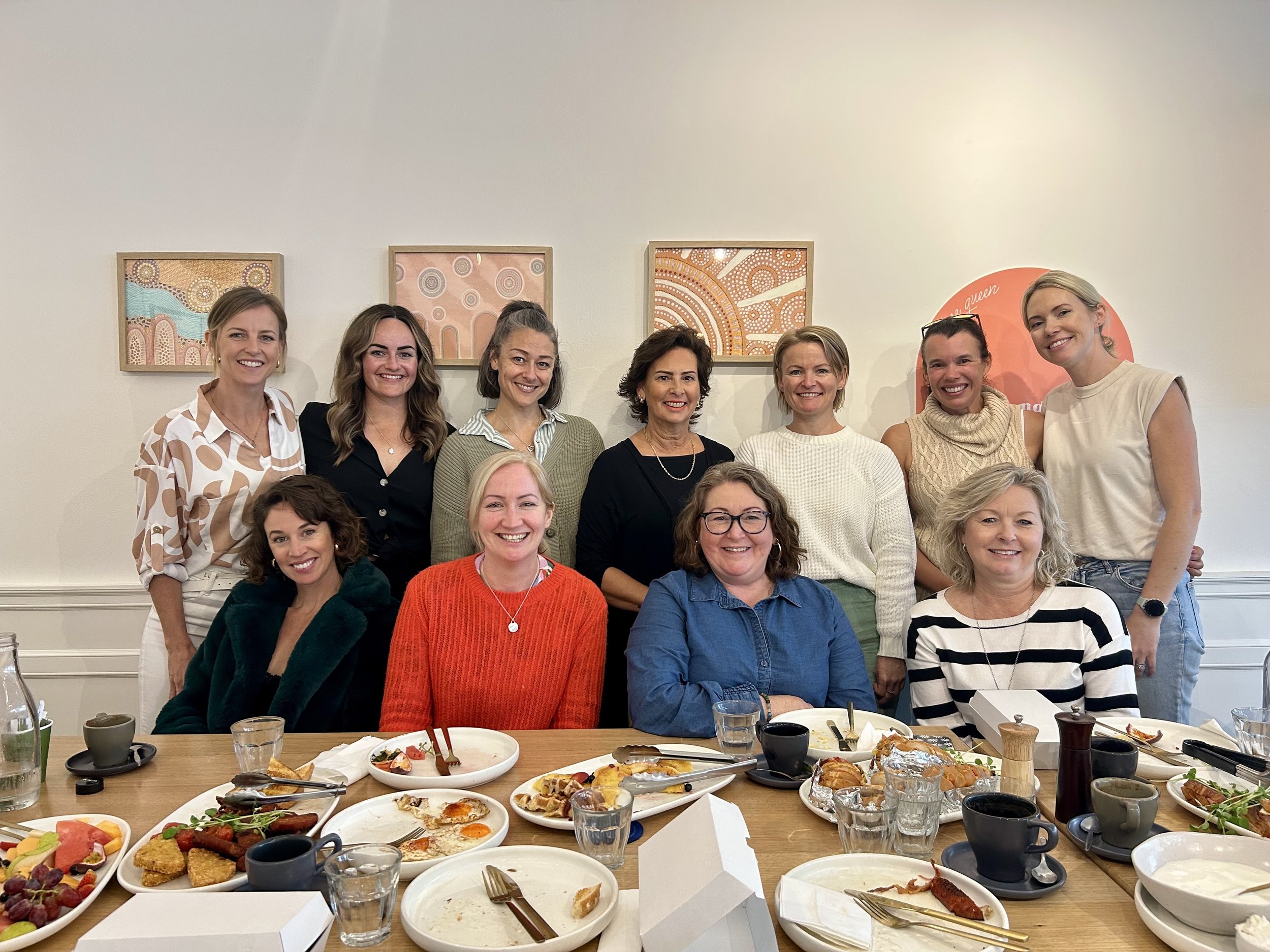boss woman breakfast networking