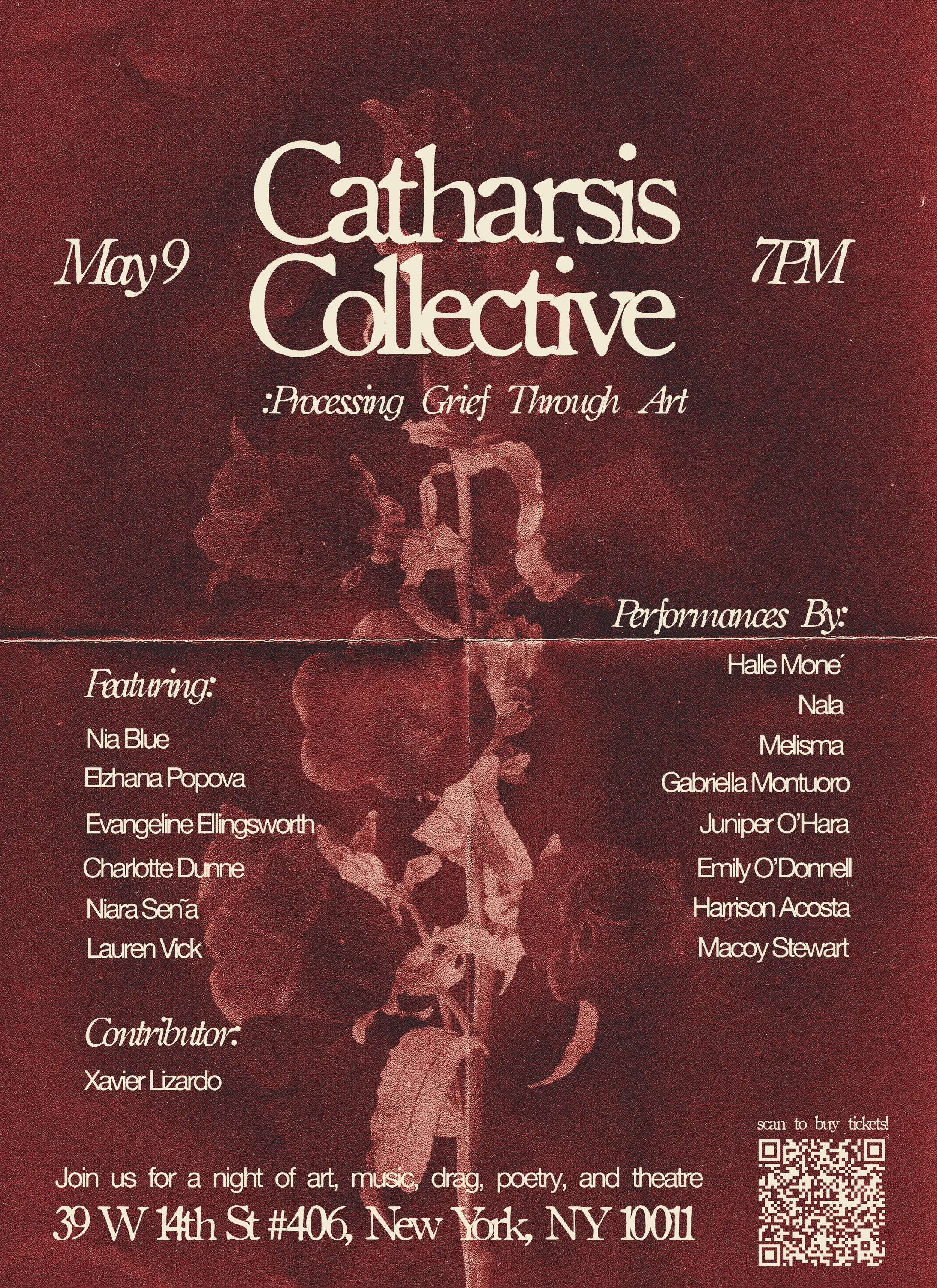 Catharsis Collective- self-produced fundraising event