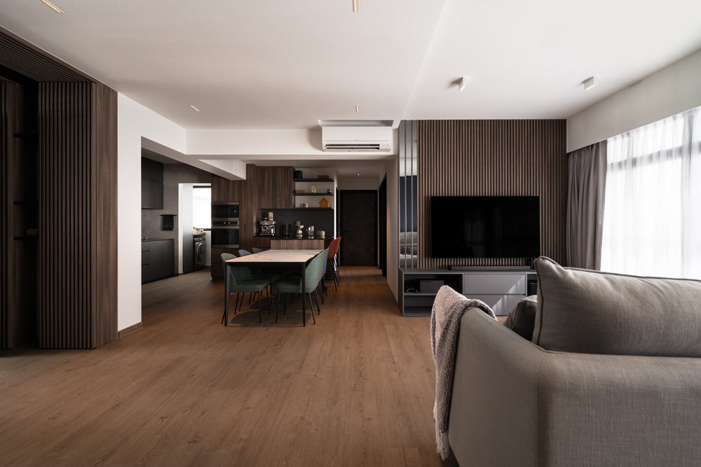 Materials and detailing in a completed HOFT home