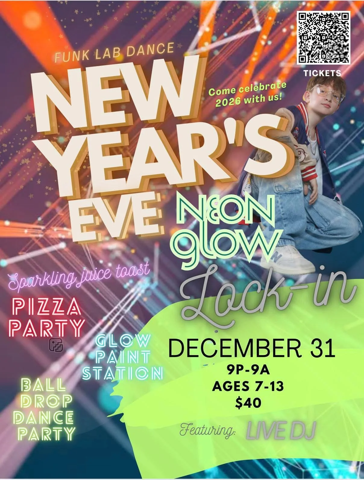 New Years Eve Neon Glow!