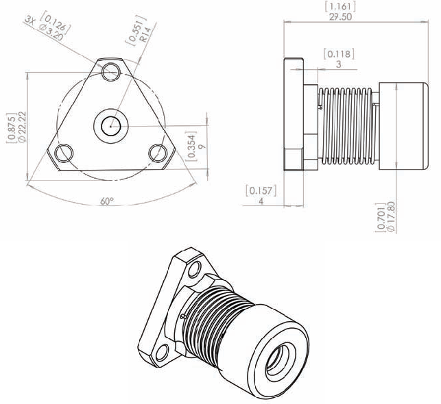 NEMA 14 anti-backlash nut