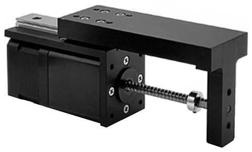 NEMA 17 compact ball screw linear actuator with integrated linear slide