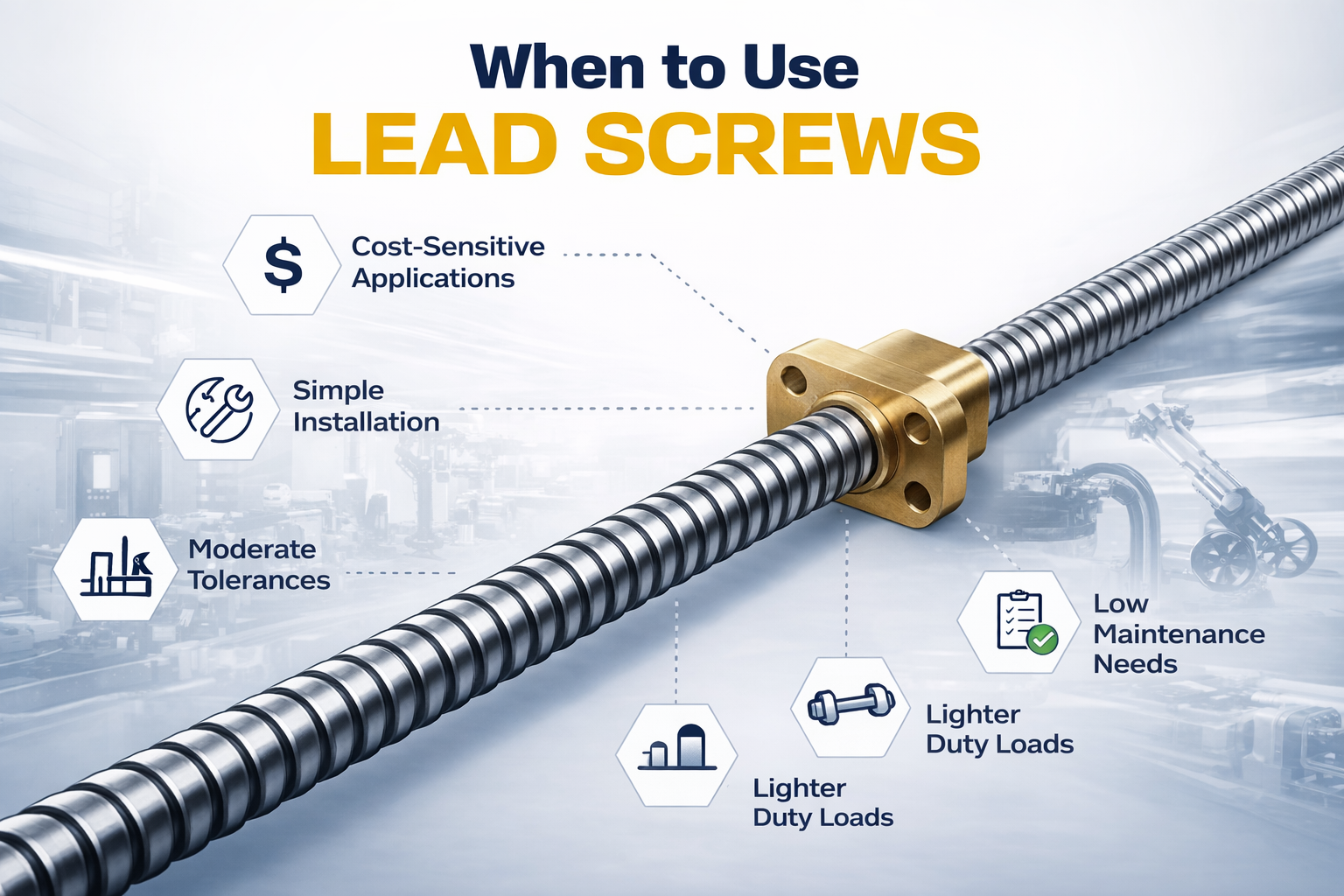 Dings' Motion USA When to Use Lead Screws
