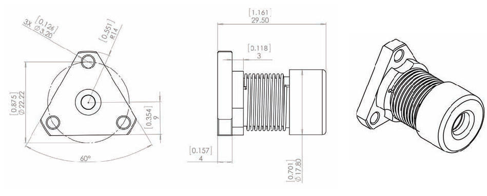 NEMA 17 anti-backlash nut
