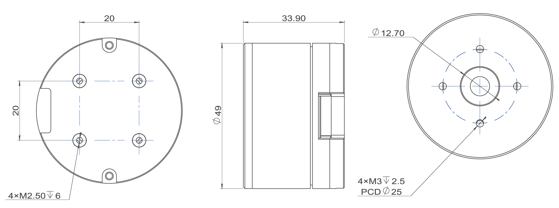 L-5015 - Dimensions — Dings Motion USA