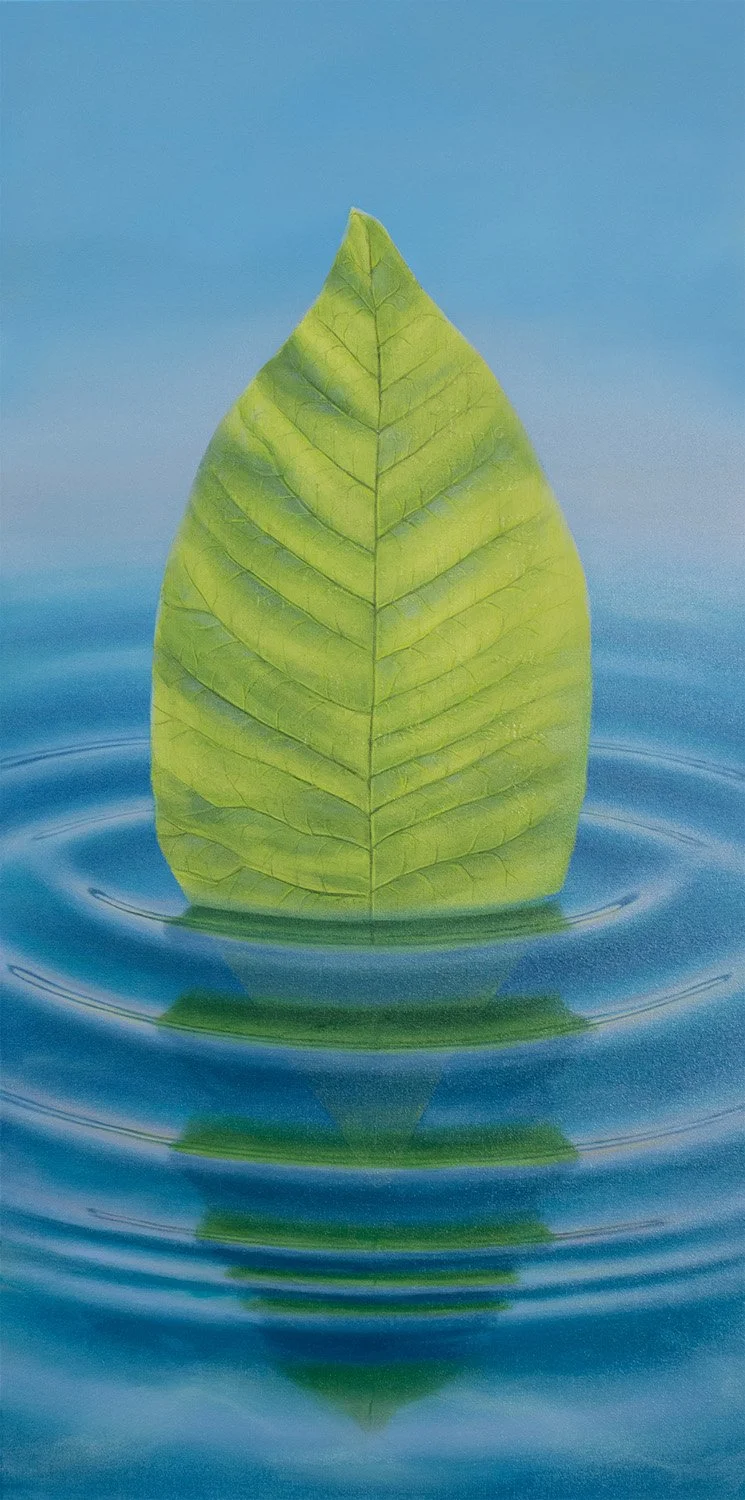 Suspended Magnolia
Acrylic and oil on canvas
48 x 24 in
