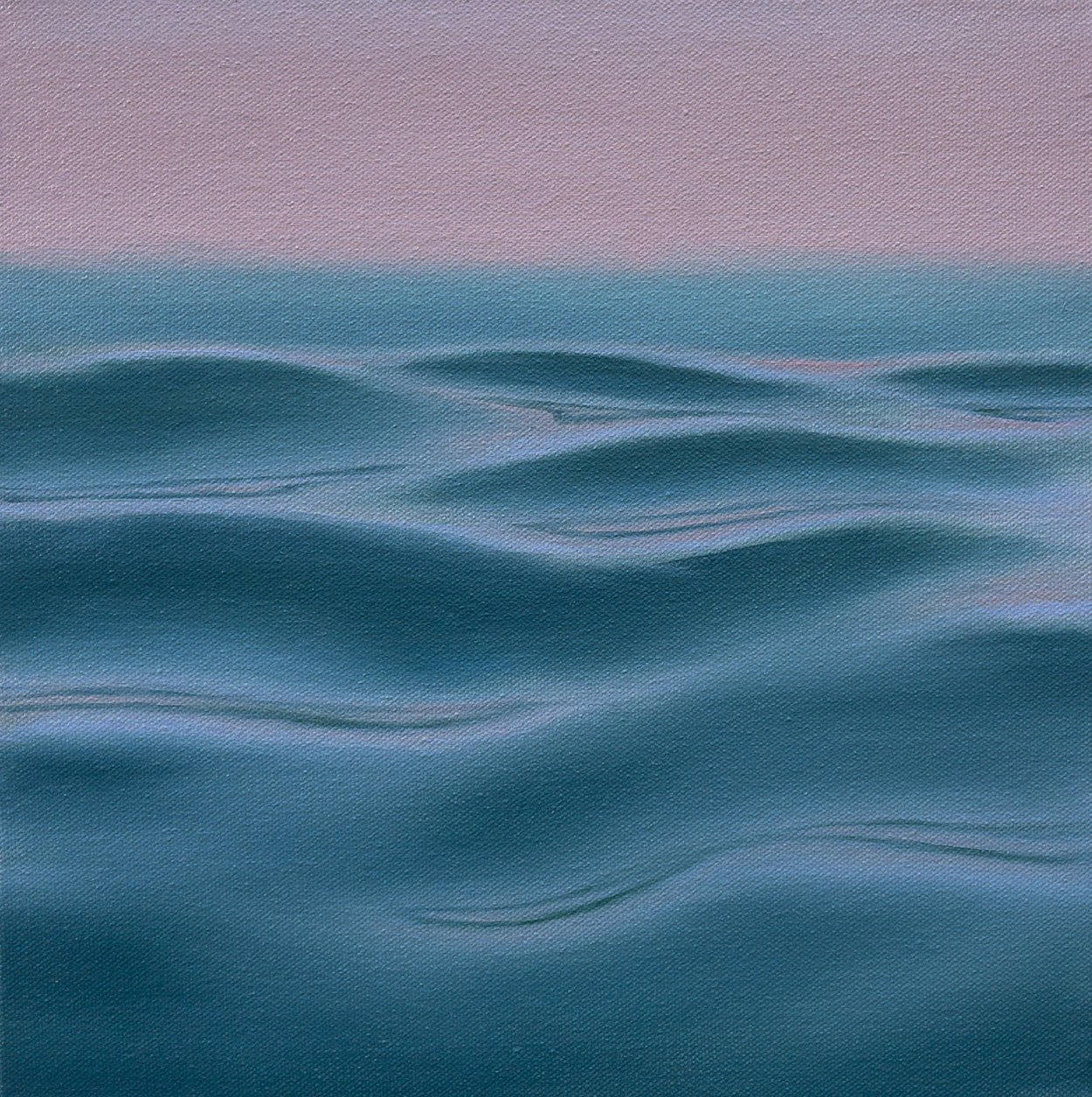 Almost Maroon No. 1, oil on canvas, 12 x 12 in.