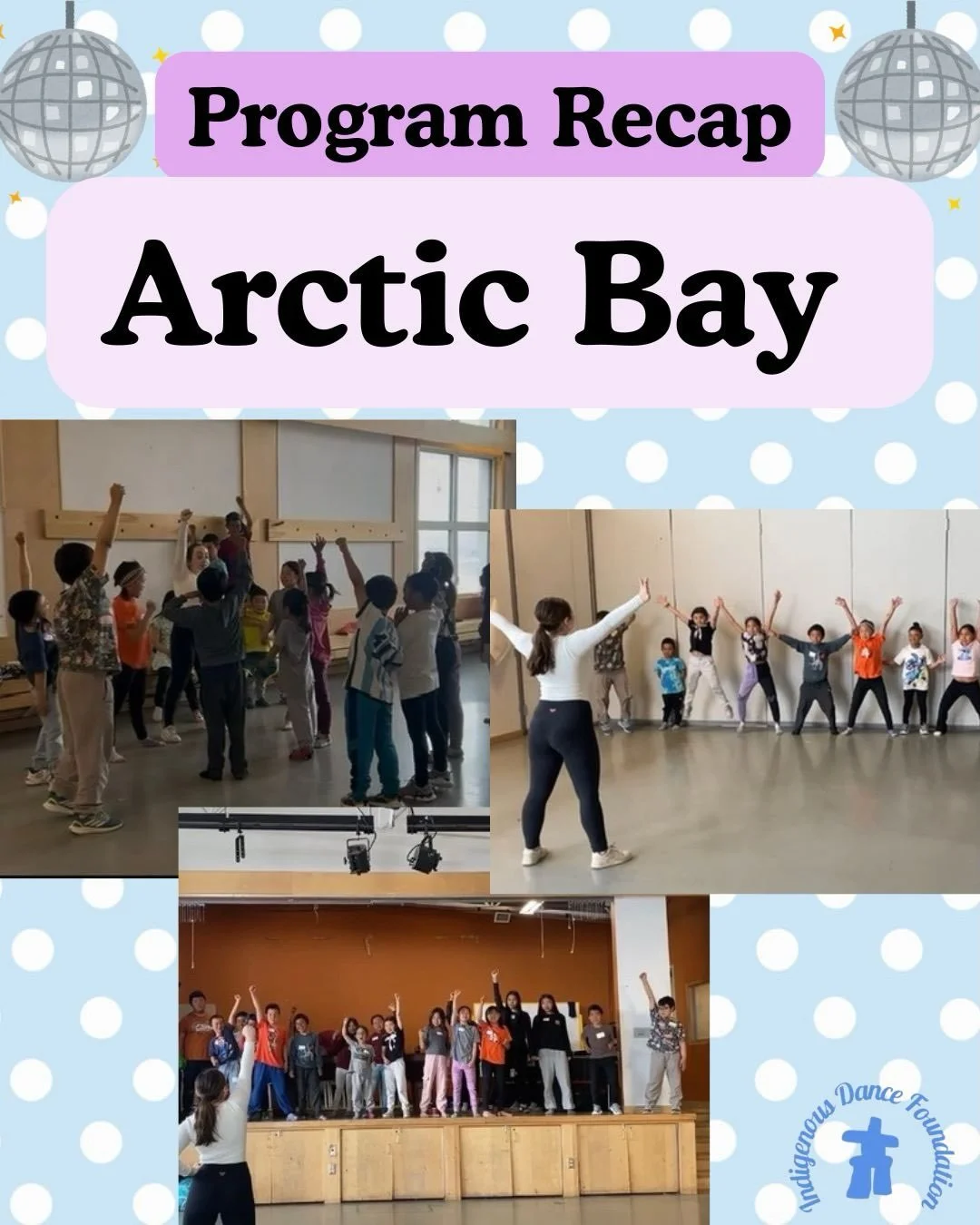 💙 Looking back on our week in Arctic Bay! 🩰✨

Our Summer 2026 Nunavut Dance Program brought young dancers together for a week filled with movement, creativity, learning, and fun.

Throughout the week, dancers explored jazz, hip hop, ballet, contemp