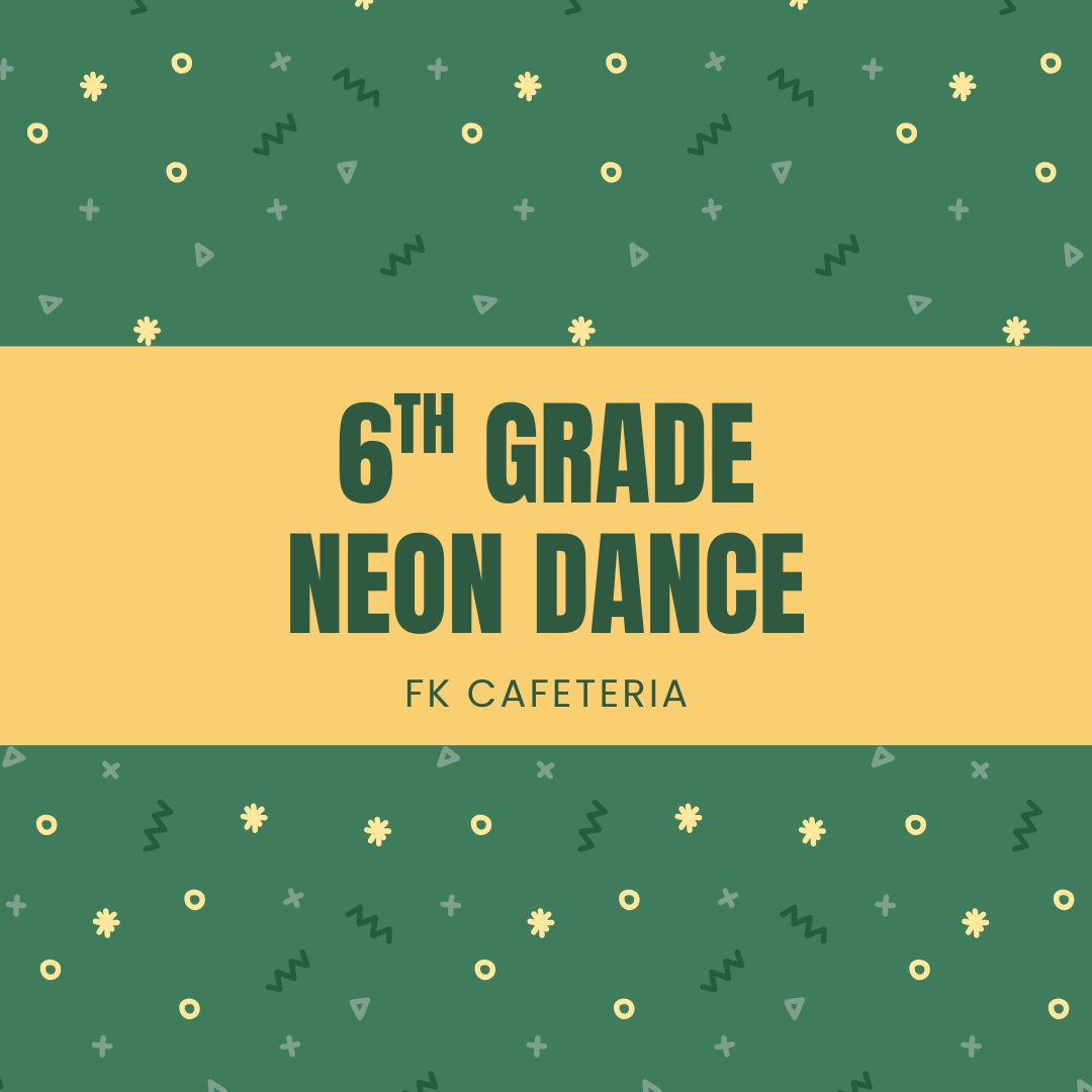 6th Grade Neon Dance