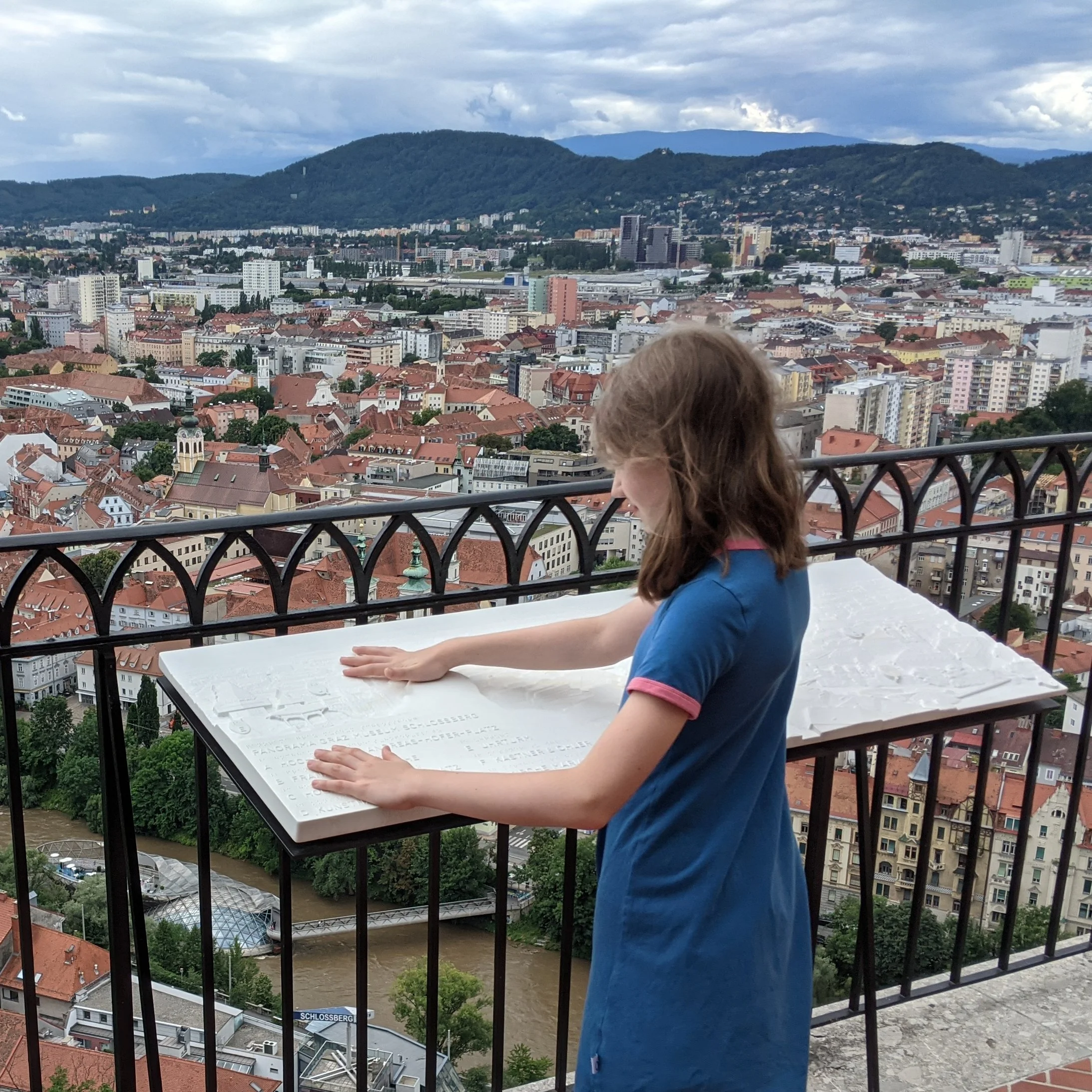 Inclusive Tactile Panoramic Relief of the City of Graz