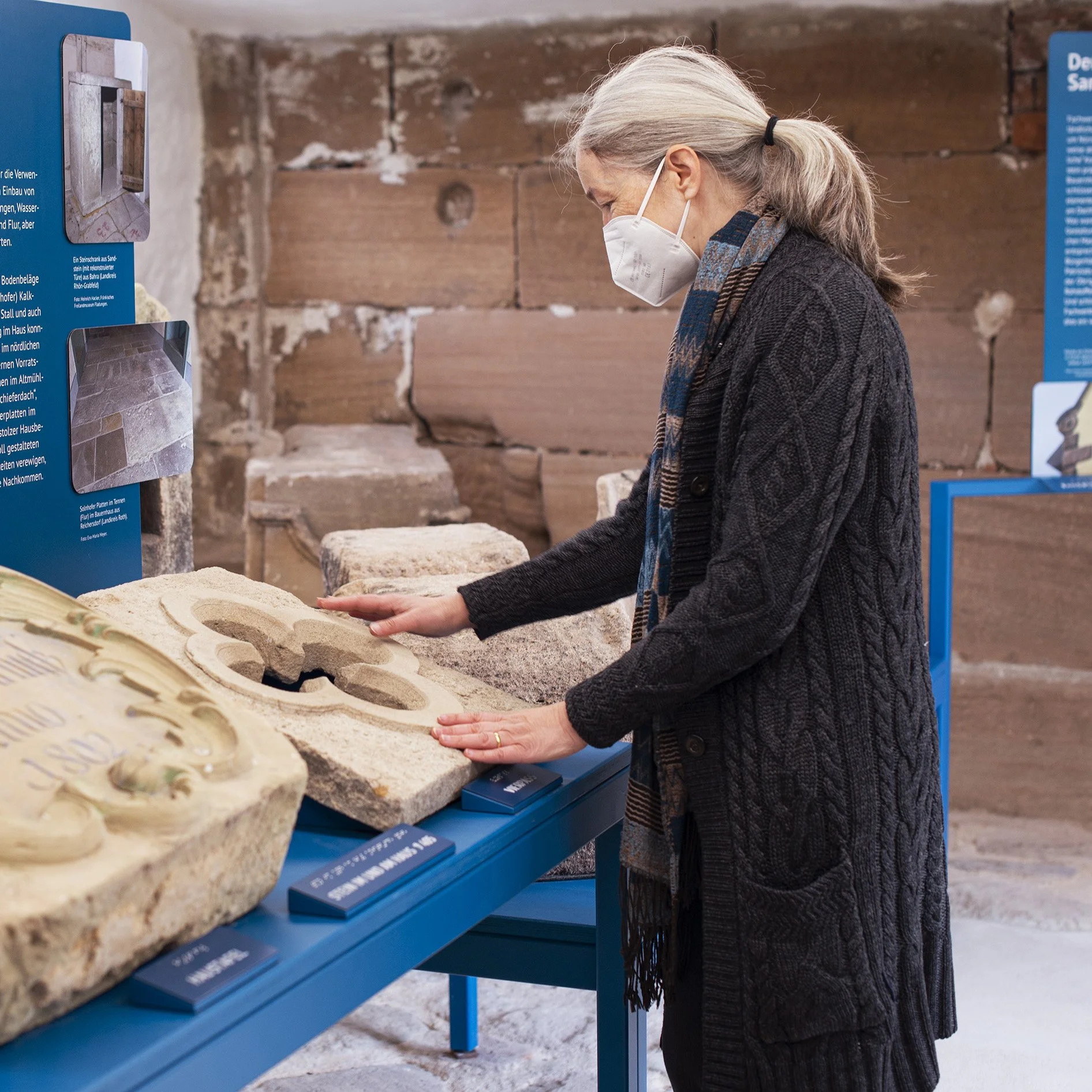 »Steinreich« – an inclusive exhibition in the »Fränkische Freilandmuseum«