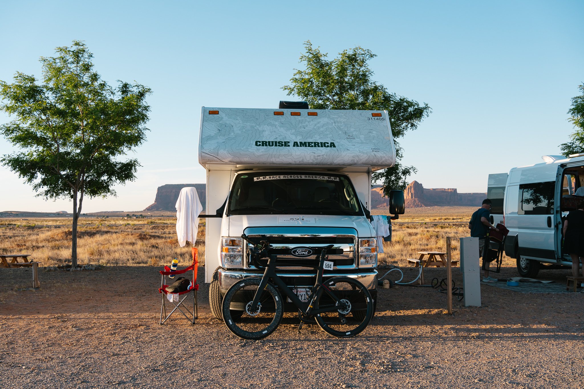 The Camper while Tom sleeps