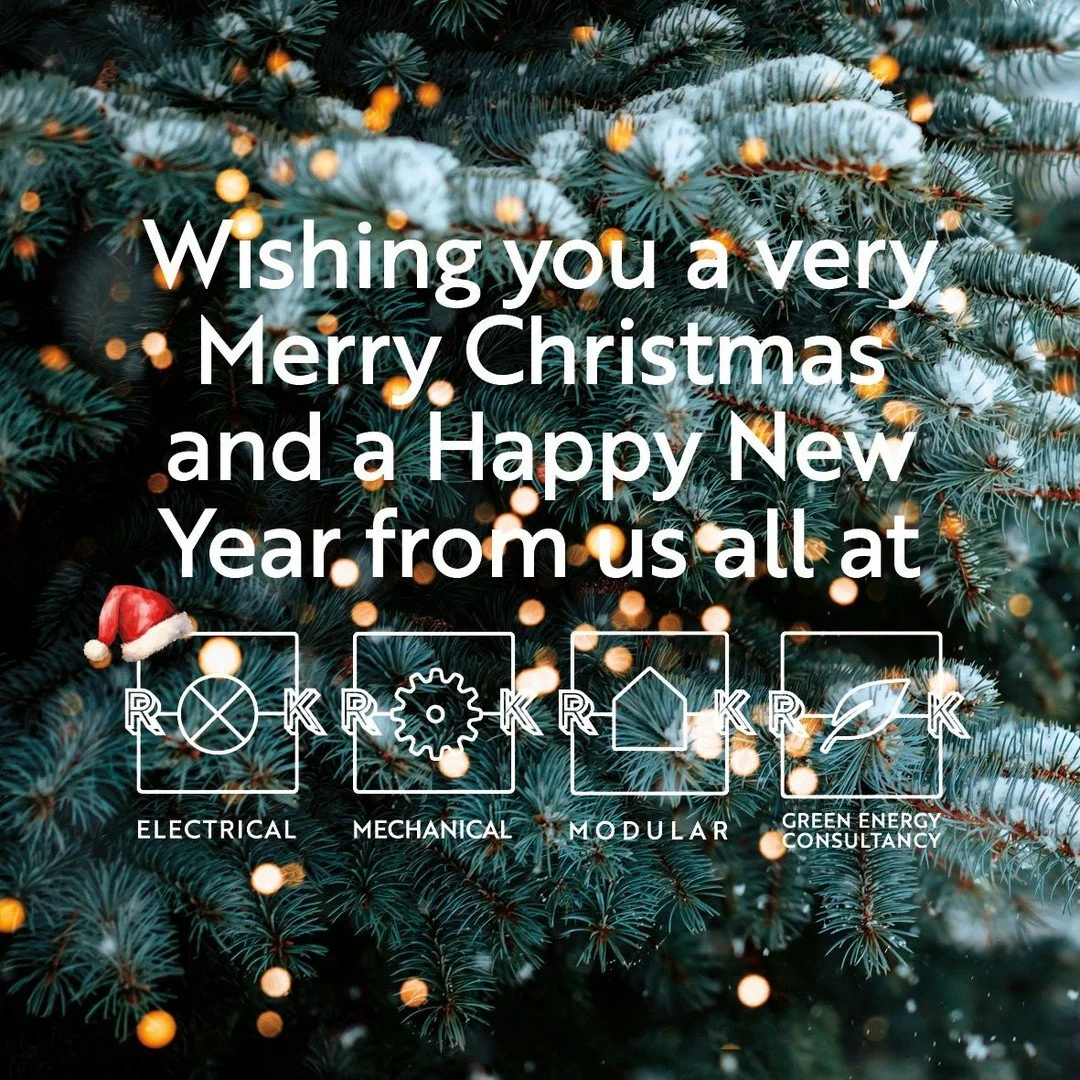 Happy Holidays from all of us here at RK🎄

#RKmodular #RKelec #RKelectrical #RKmechanical #plumbing #heating #electrical #RKRoadtrips #mechanical