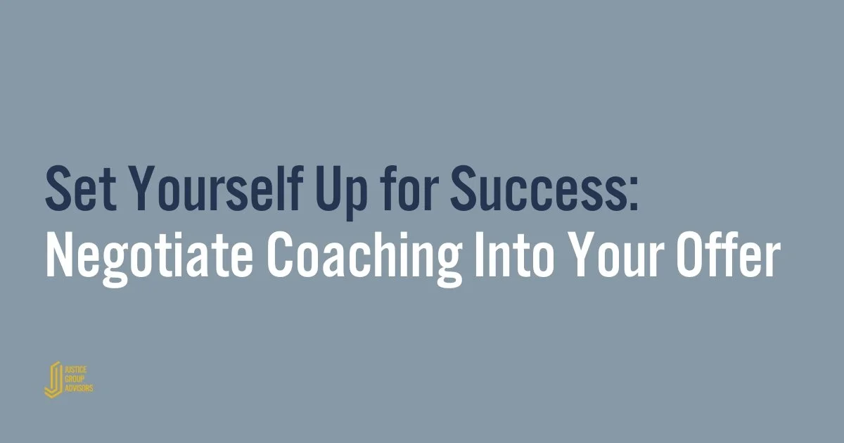 Why Smart Leaders Negotiate Executive Coaching Into Their Offers