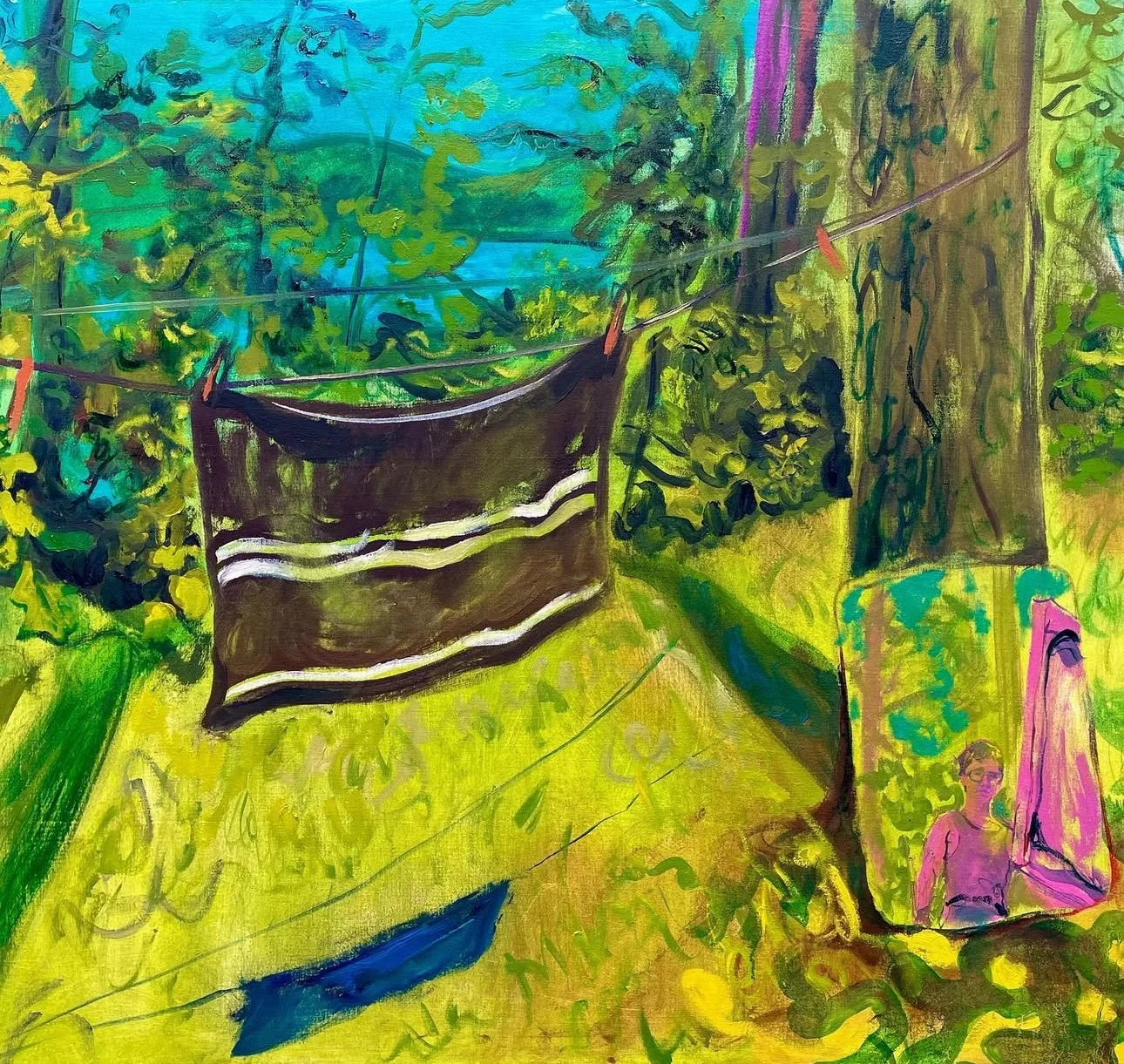 Holden Willard, Viewfinder,
Oil on linen, 45 x 41 in.
Acquired 2023. Photo courtesy of the artist.